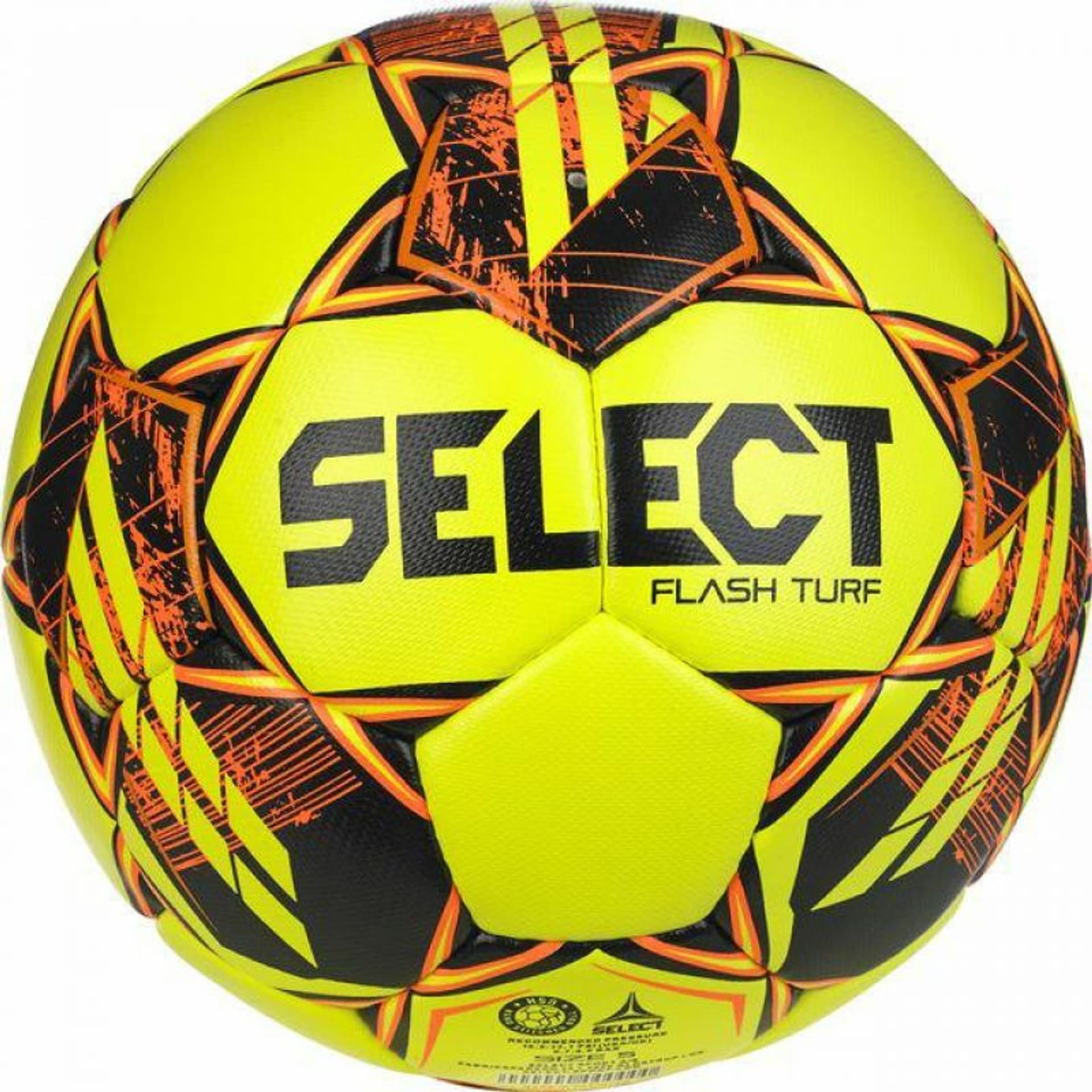 

Piłka nożna SELECT Flash Turf (kolor Żółty, rozmiar 5)