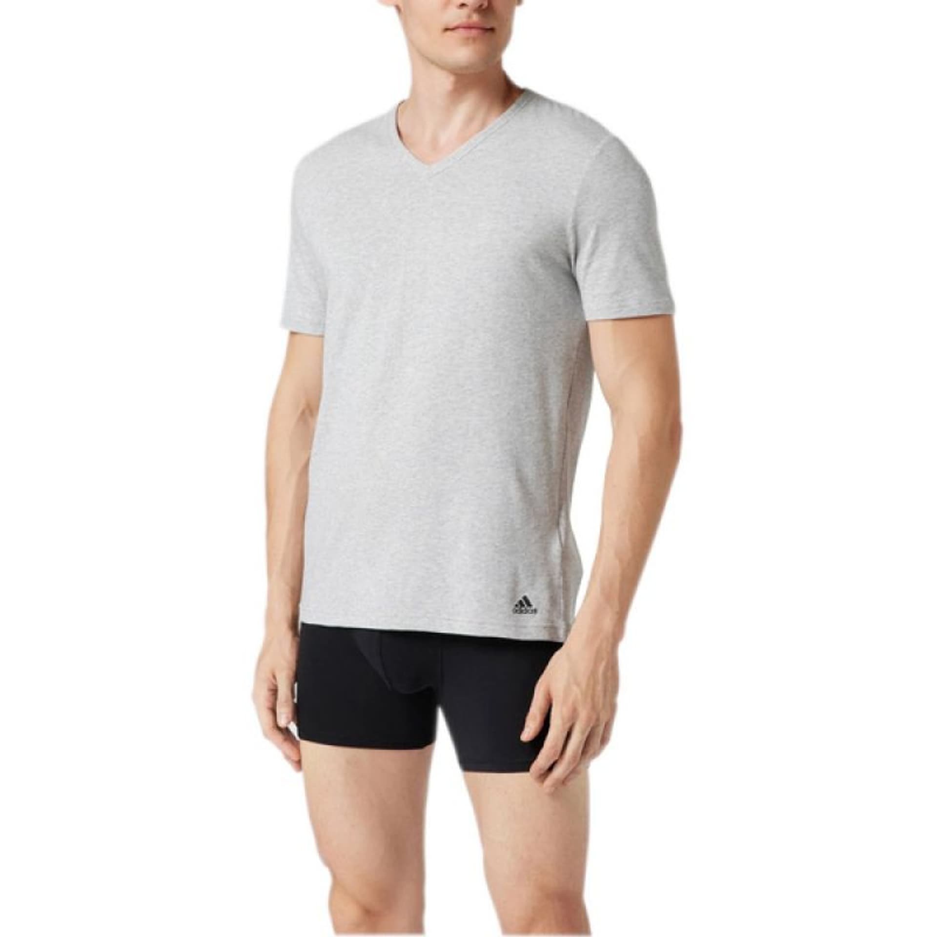 

Podkoszulka adidas Basic V-neck M (kolor Czarny. Szary/Srebrny, rozmiar L)