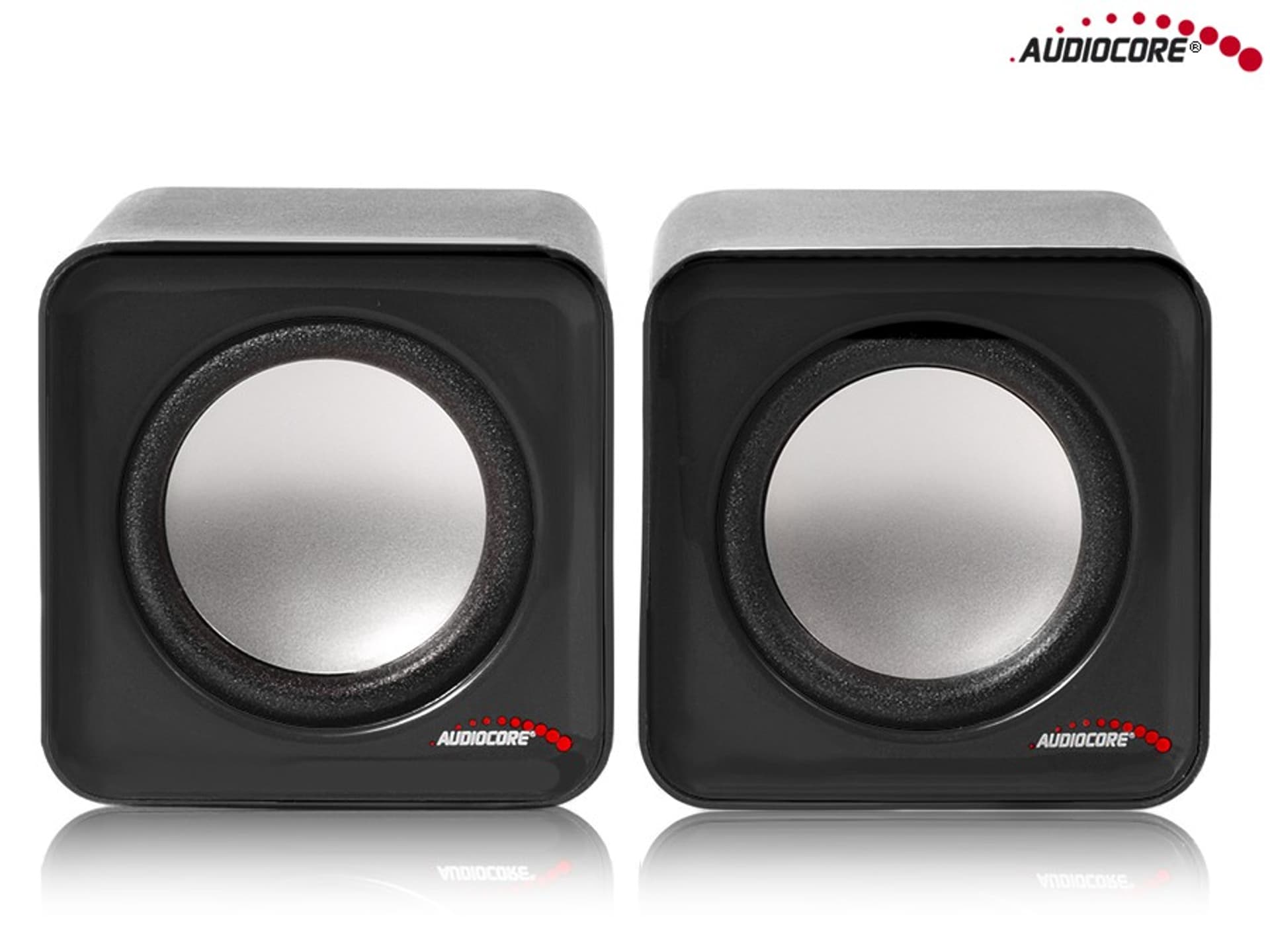 

AC870 B 43398 Głośniki komputerowe 6W USB Silver&Black
