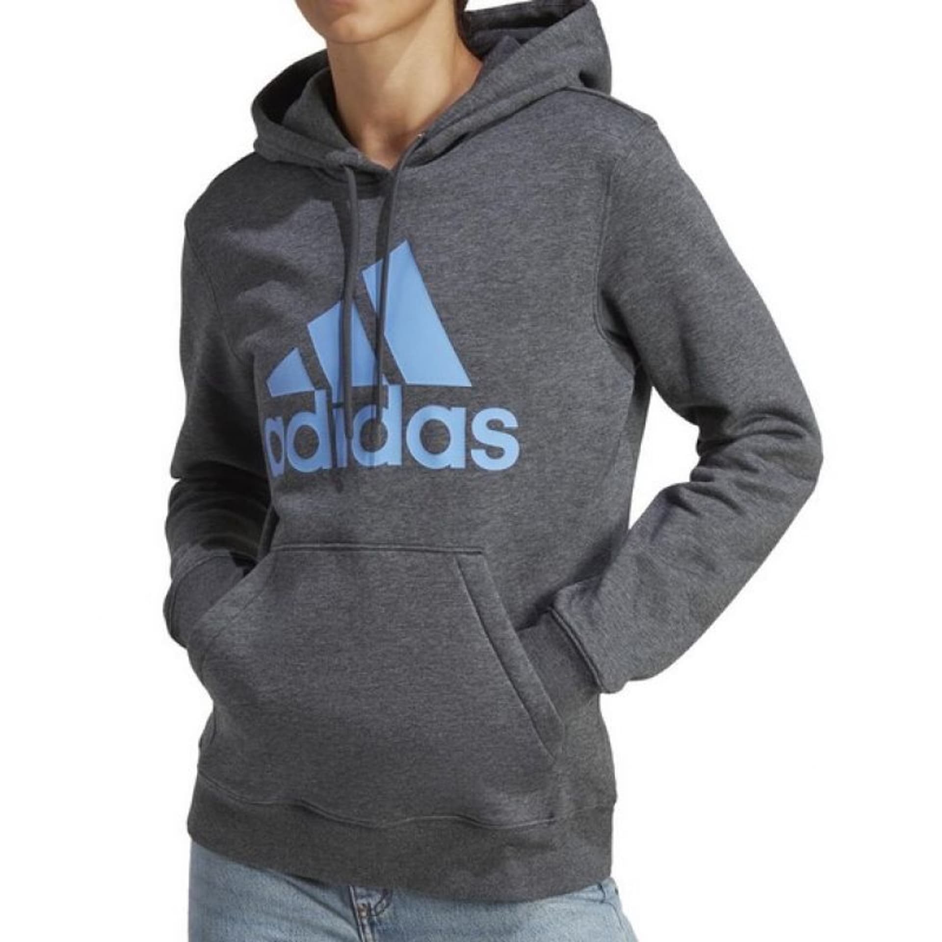 

Bluza adidas Big Logo FL R HD W (kolor Szary/Srebrny, rozmiar S)