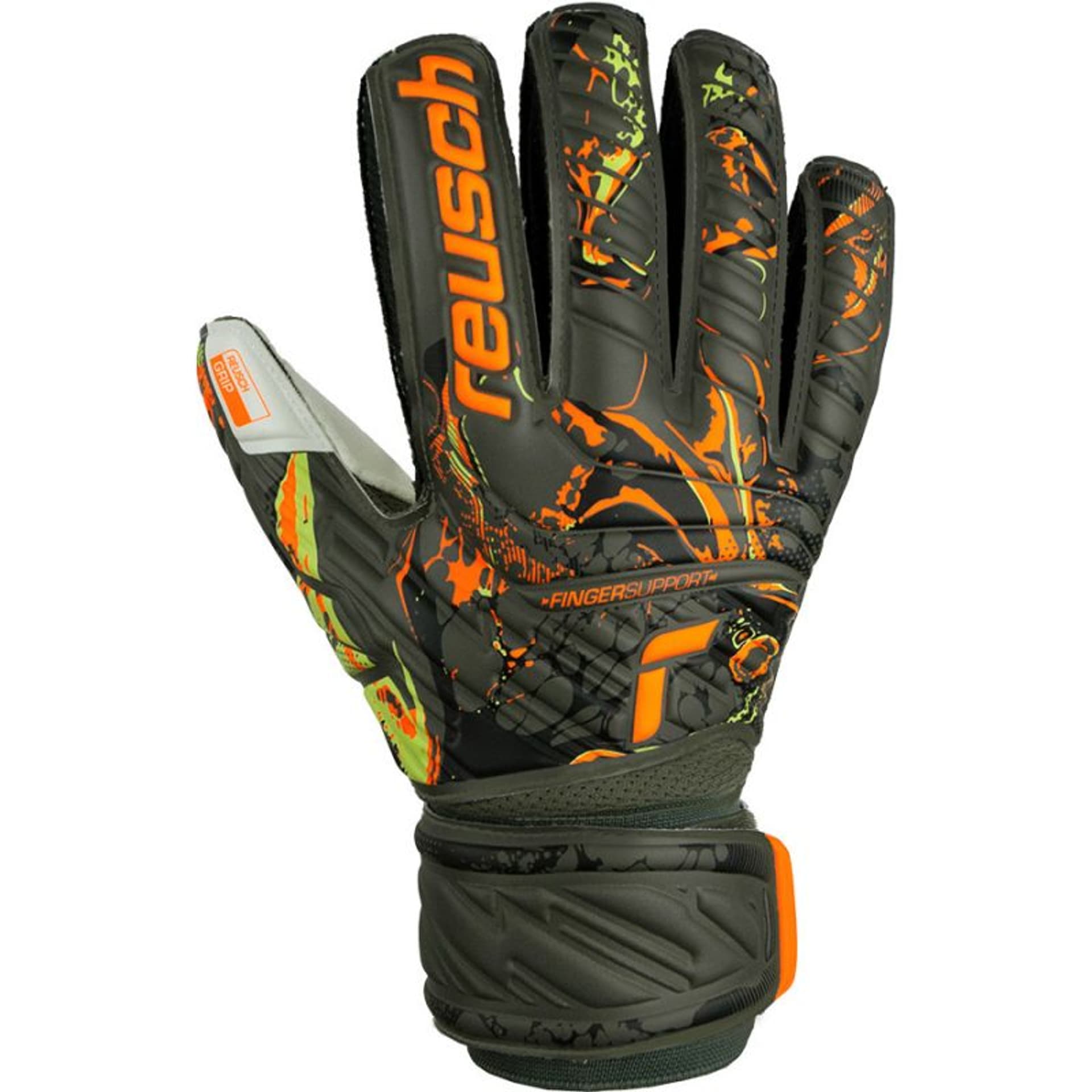 

Rękawice bramkarskie Reusch Attrakt Grip Finger Support M (kolor Zielony, rozmiar 8.5)
