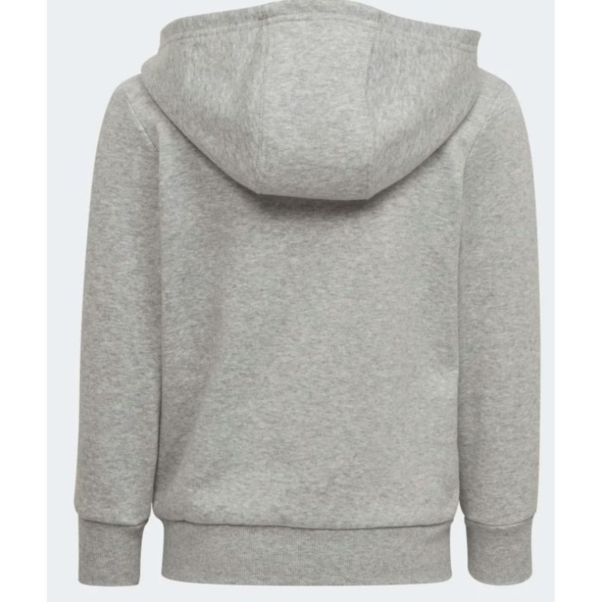 

Bluza adidas 3 Stripes Full-Zip Hoodie Jr (kolor Szary/Srebrny, rozmiar M)