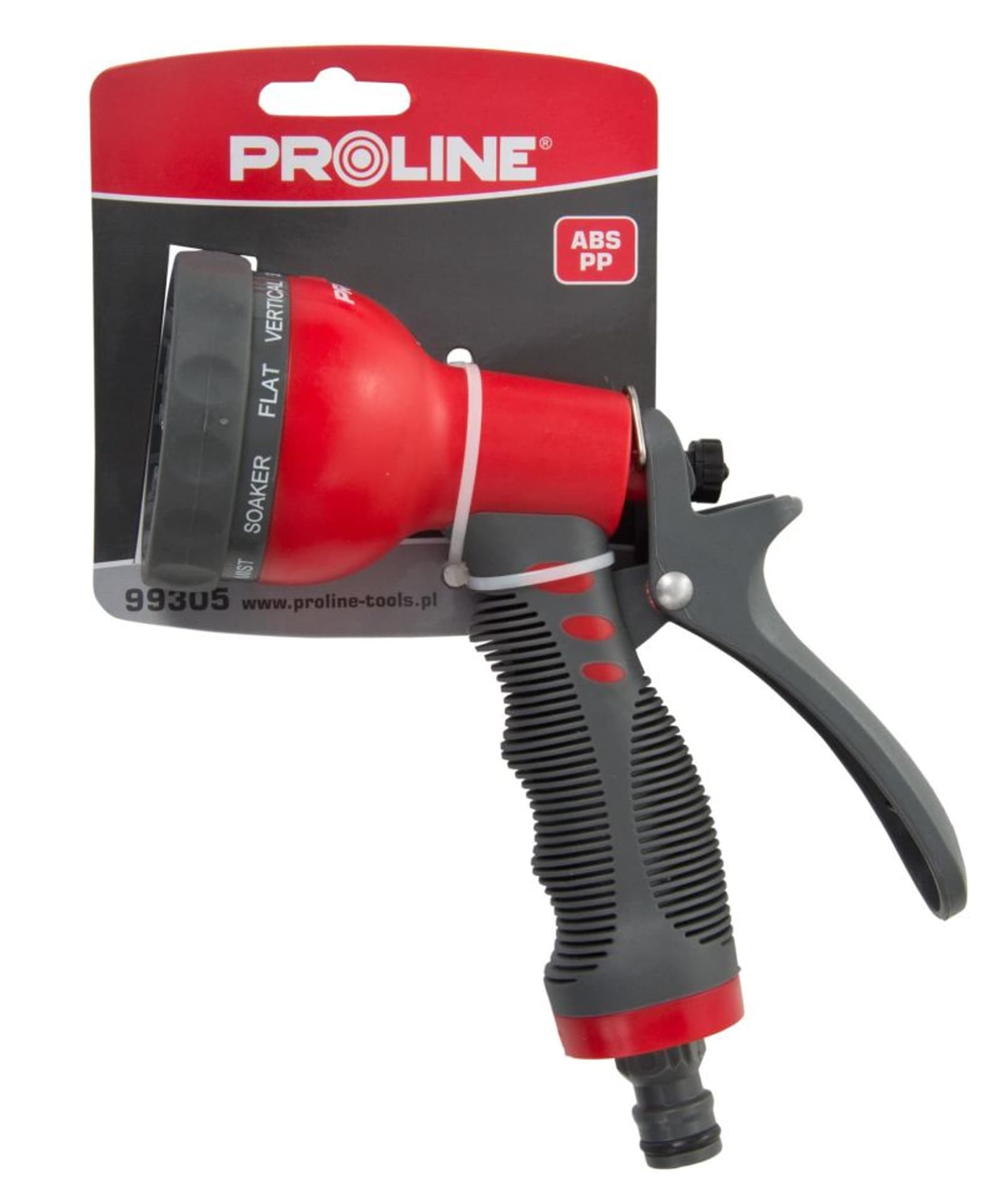 

99305 Zraszacz pistoletowy 9-funkcji karta Proline