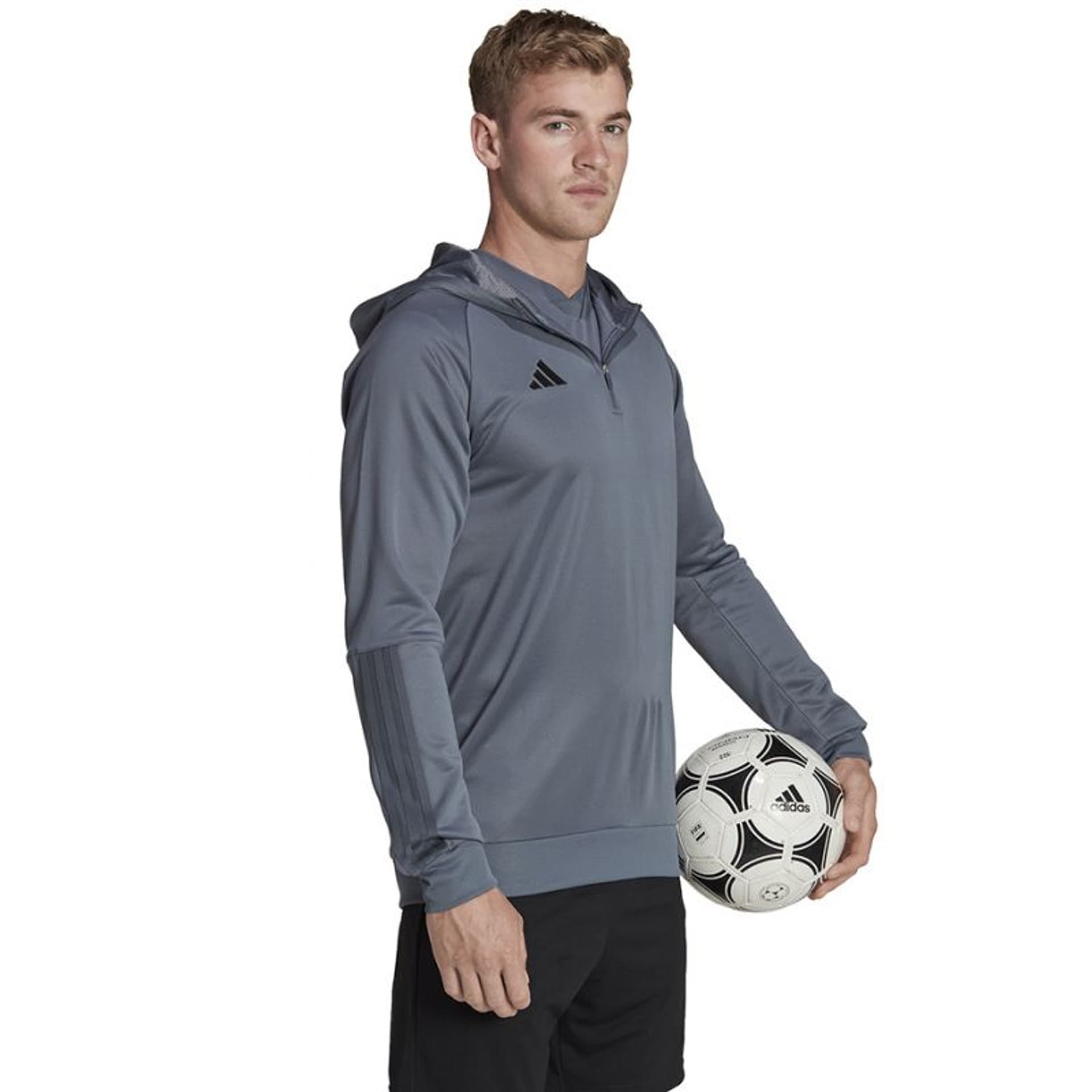 

Bluza adidas Tiro 23 Competition Hoodie M (kolor Szary/Srebrny, rozmiar S)