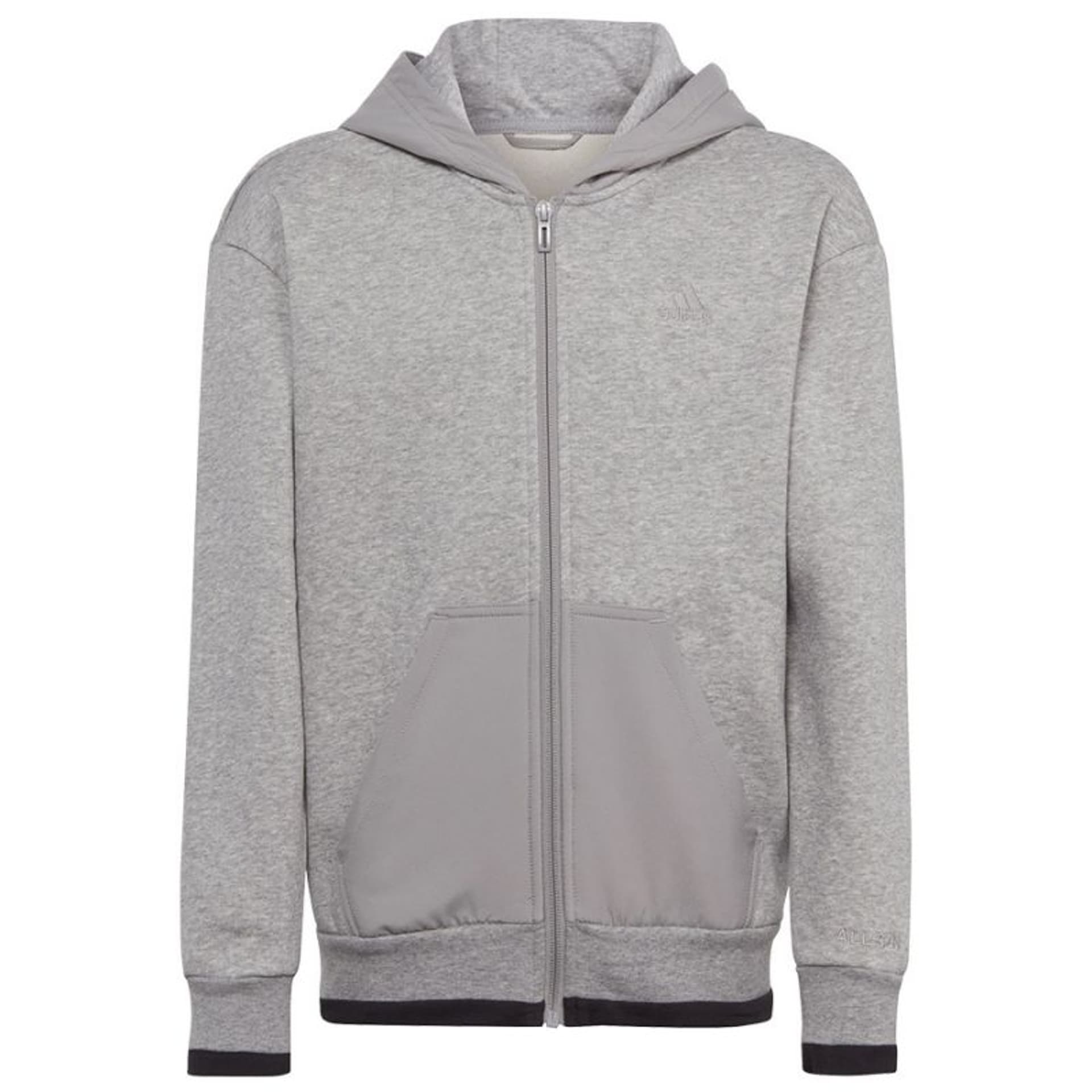 

Bluza adidas Fleece Full-Zip Hoody Jr (kolor Szary/Srebrny