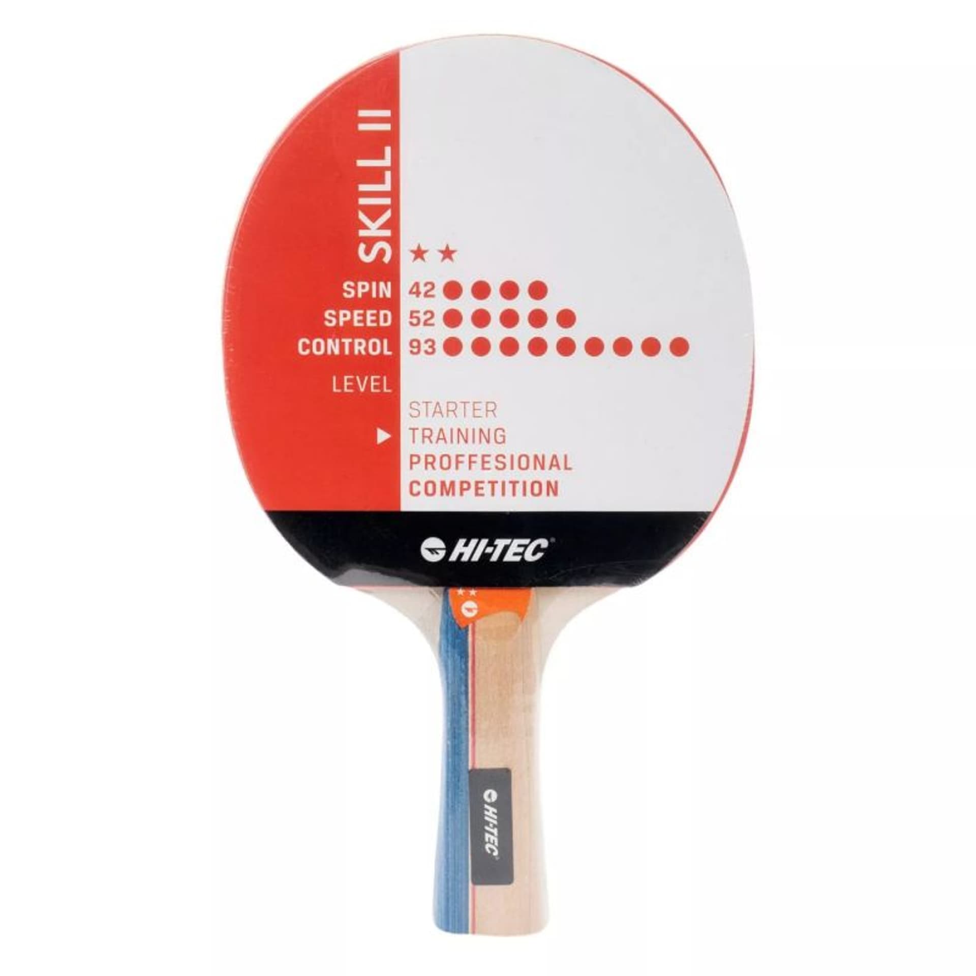 

Rakietka do tenisa stołowego Hi-Tec Skill II (kolor Czarny. Czerwony, rozmiar, Kolor czarny. czerwony/rozmiar one size