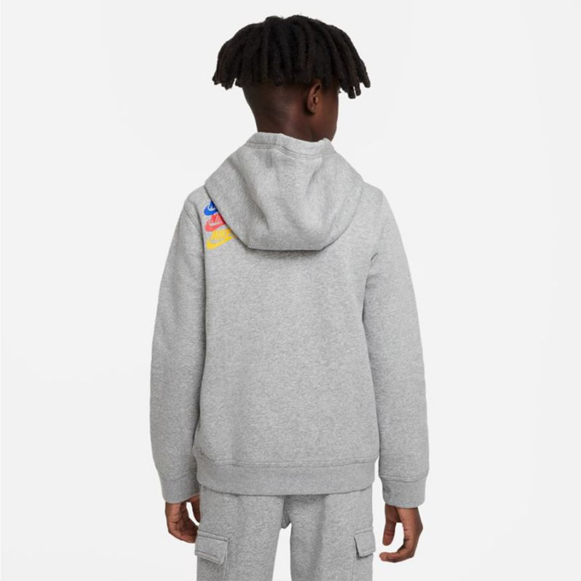 

Bluza Nike Sportswear SI Fleece PO Hoody Jr FD1197 (kolor Szary/Srebrny, rozmiar XL (158-170))