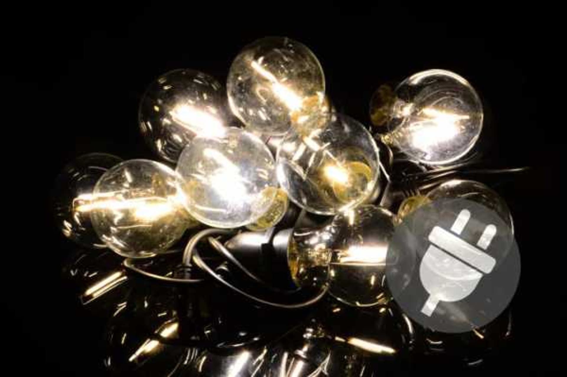 

Lampki ogrodowe zewnętrzne 10 LED żarówki białe