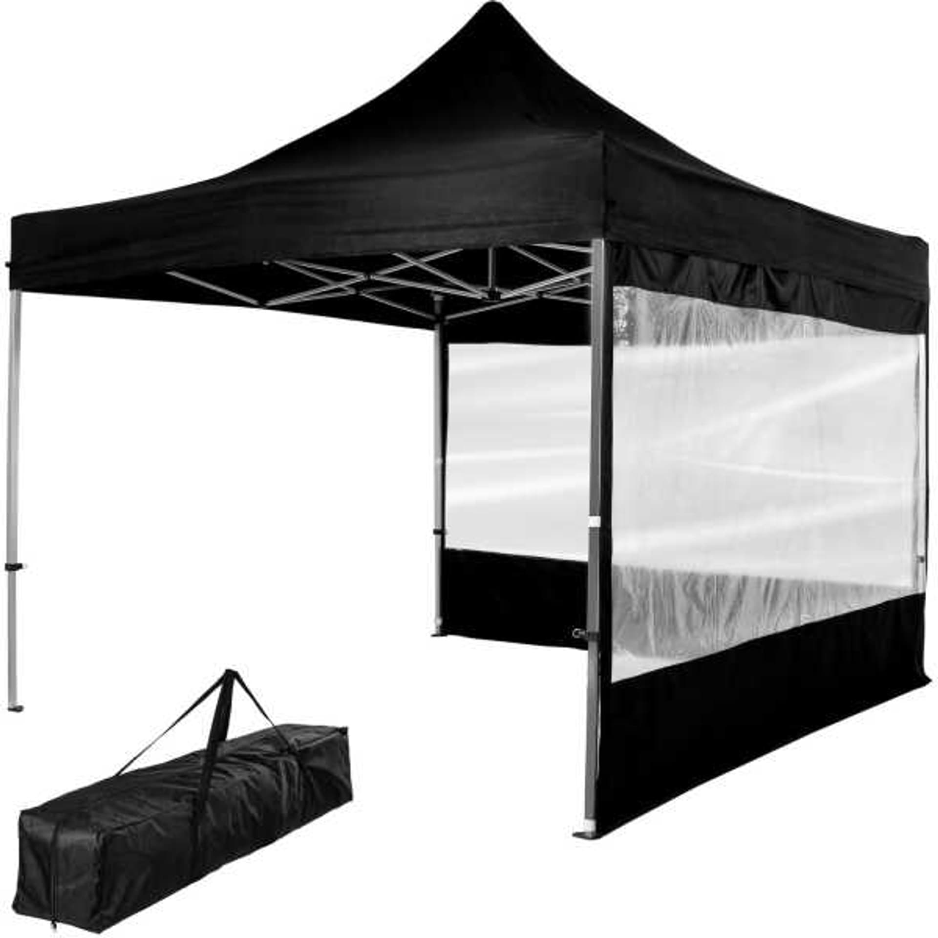 

Pawilon 3x3 2 ściany Czarny