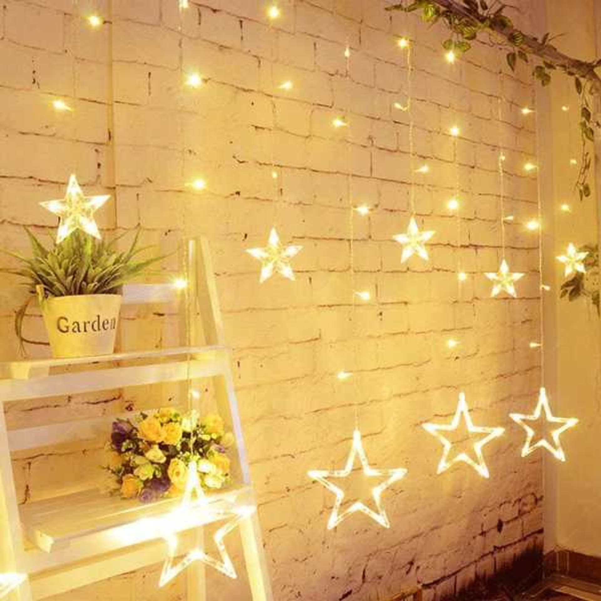

Lampki kurtyna Kurtyna gwiazdki 138 LED JoyLight z programatorem 12szt