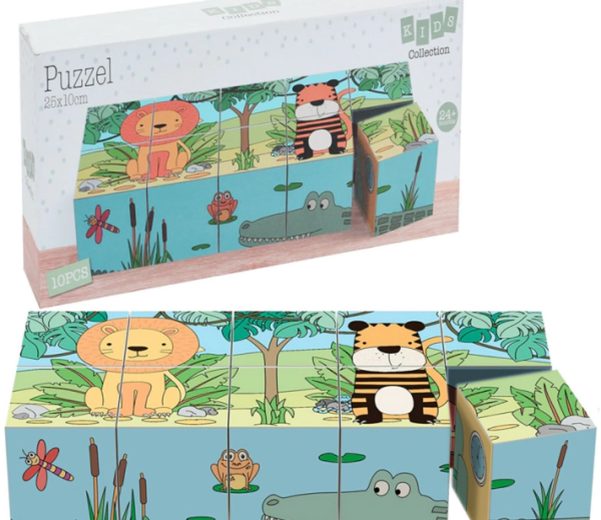 

Puzzle klocki blokowe dla dzieci 10-częściowy