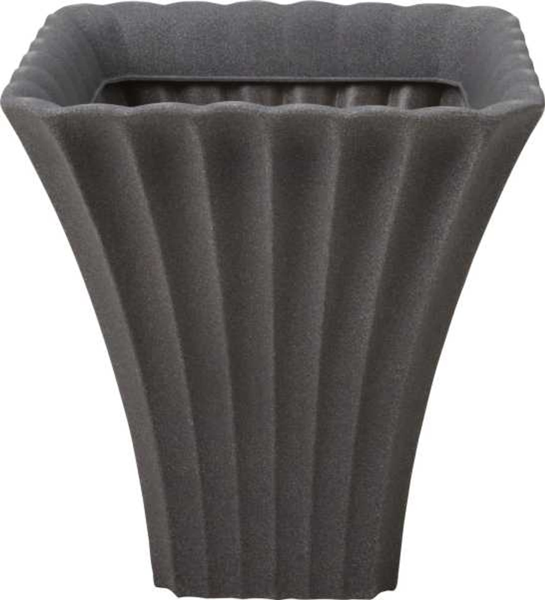 

Donica doniczka ogrodowa wysoka w kolorze szarym 40x40x42cm