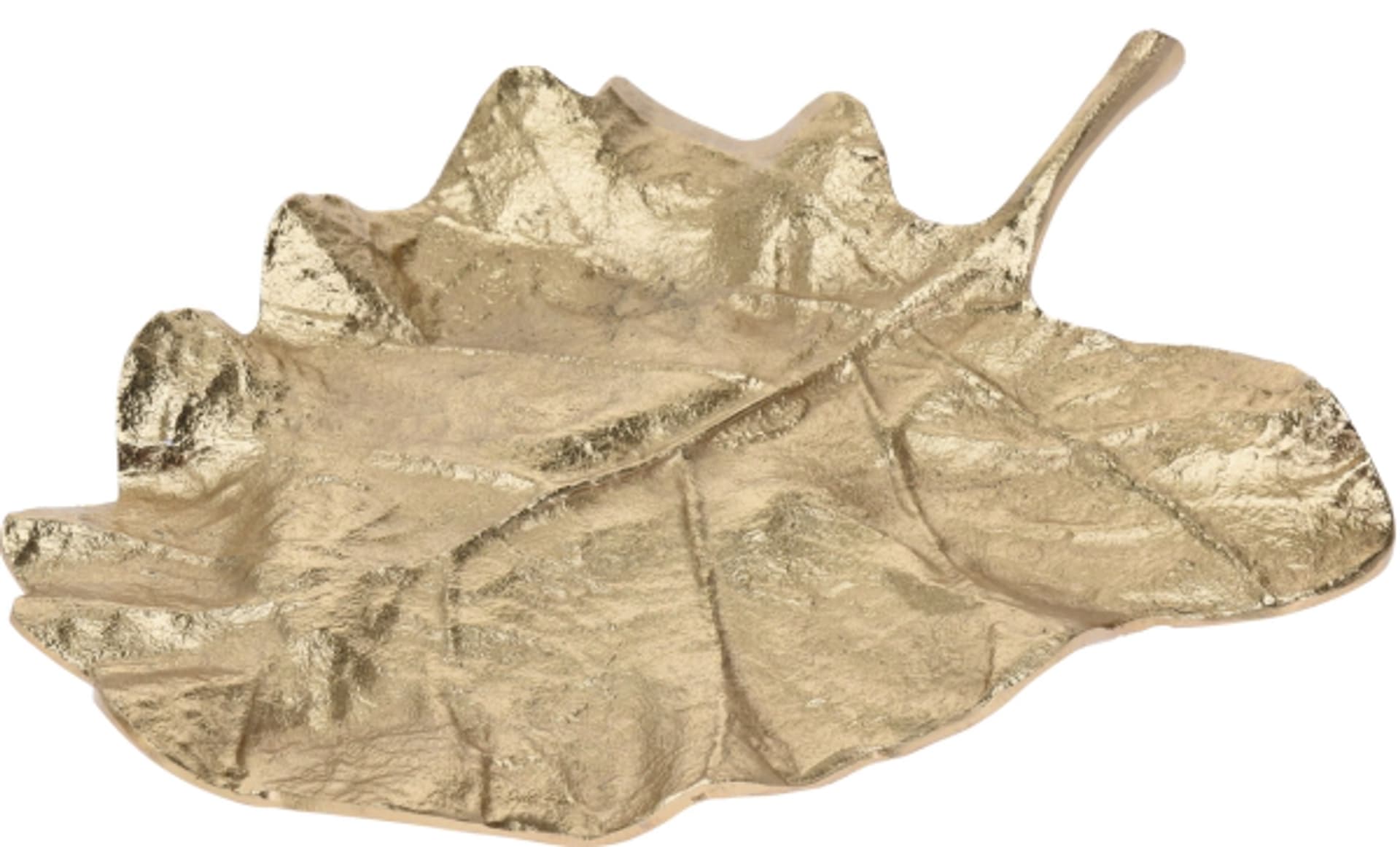 

Patera dekoracyjna taca aluminiowa 34x27 cm złoty Glamour