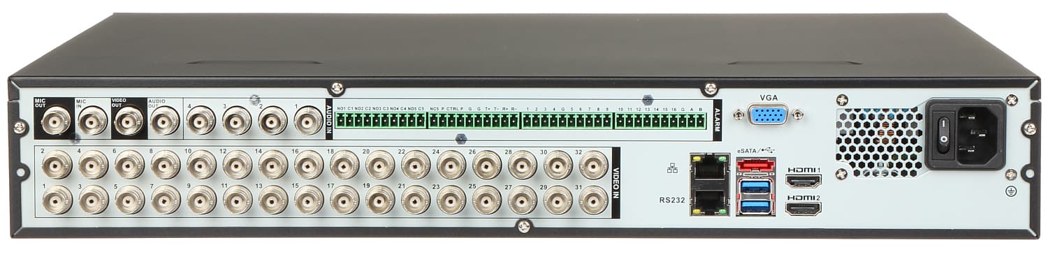 

REJESTRATOR AHD, HD-CVI, HD-TVI, CVBS, TCP/IP XVR5432L-4KL-I3 32 KANAŁY DAHUA