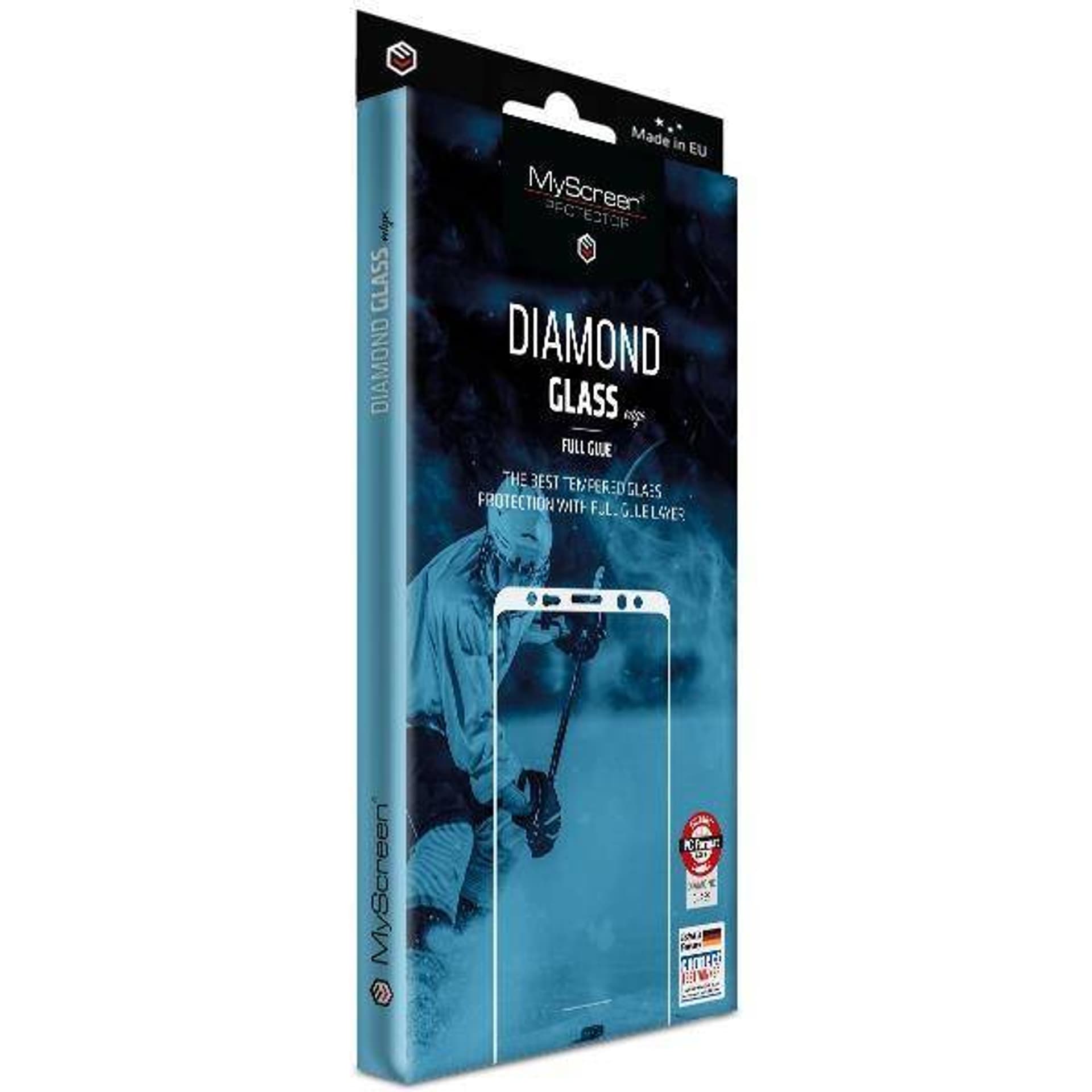 

MS Diamond Glass Edge FG Sam A600 A6 2018 czarny/black Full Glue