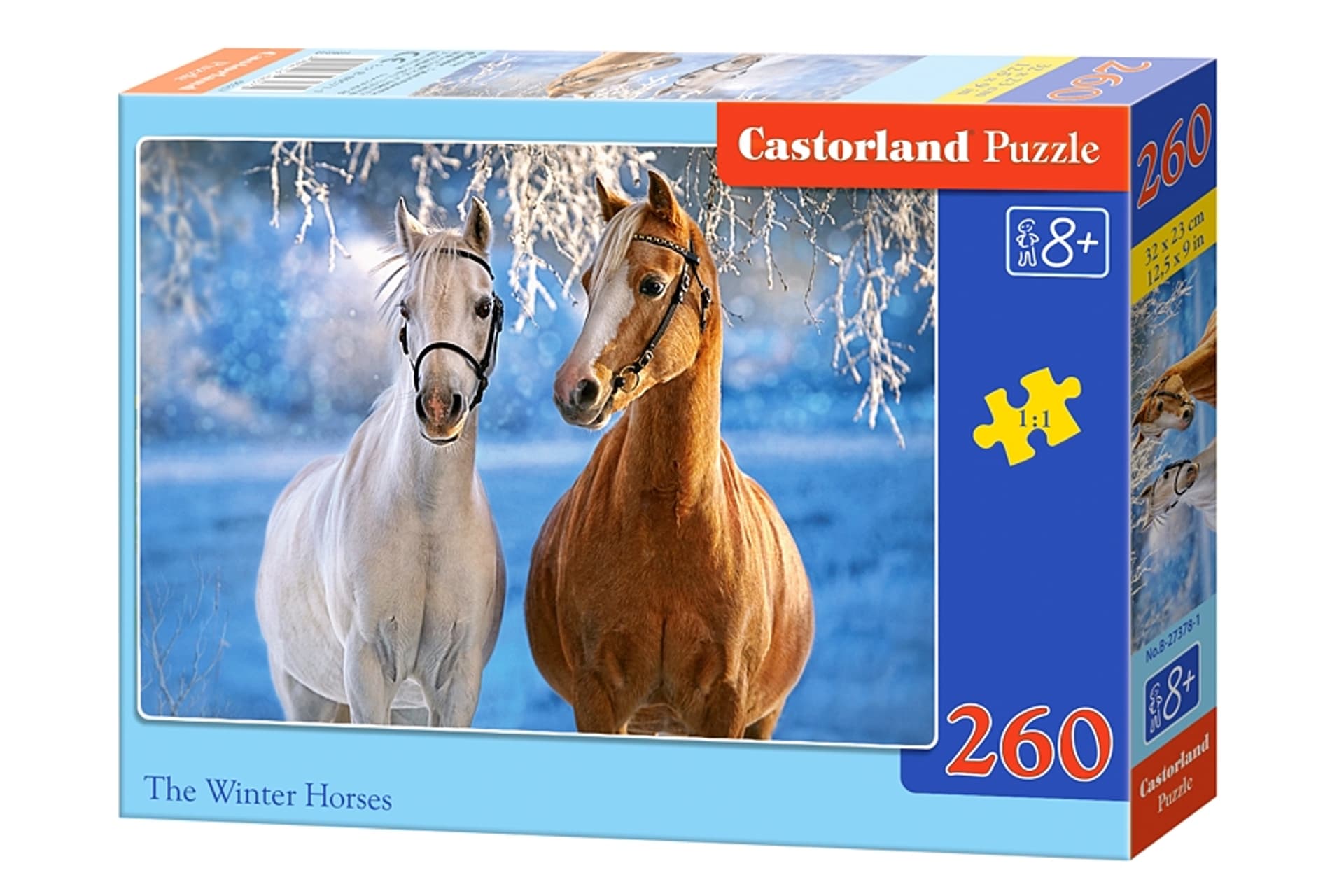 

CASTORLAND Puzzle 260el. The winter Horses - Zimowe konie