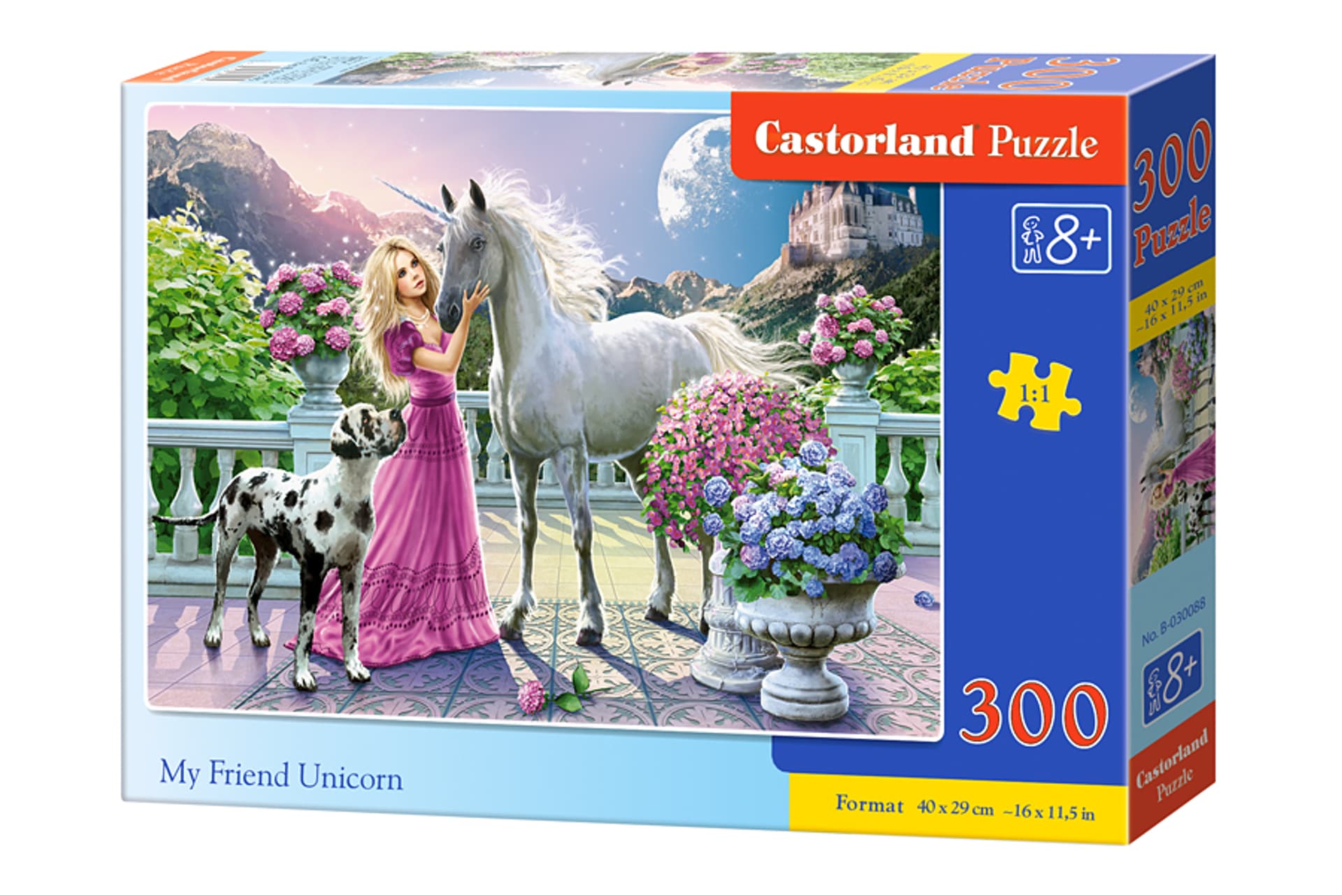 

CASTORLAND Puzzle 300 elementów My Friend Unicorn - Mój przyjaciel Jednorożec 8+