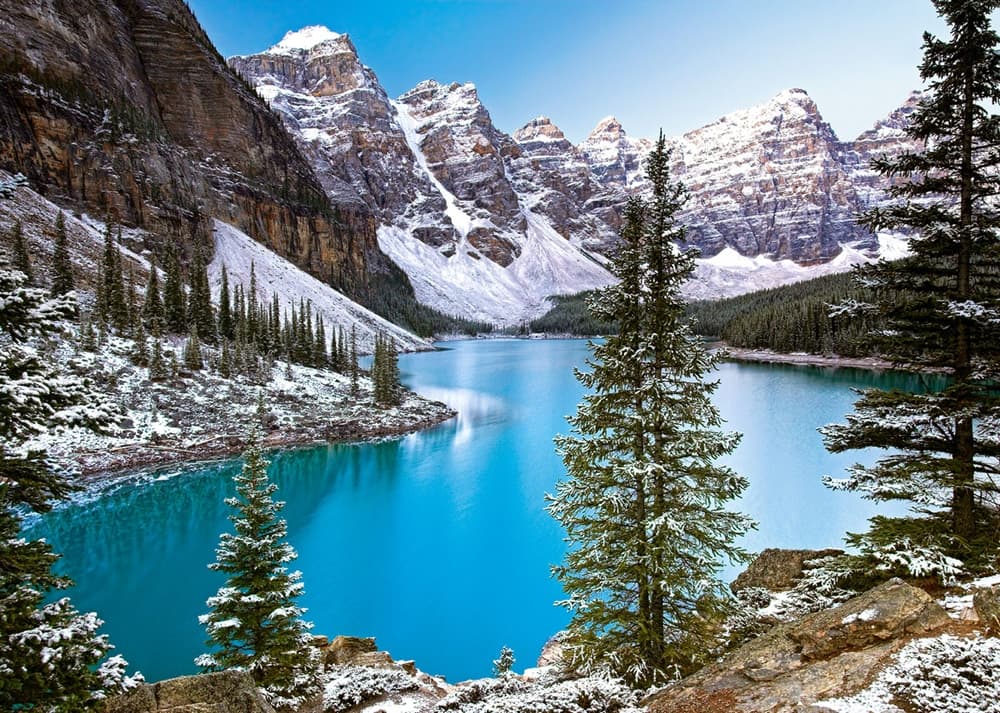 

CASTORLAND Puzzle układanka 1000 elementów Jewel of the Rockies, Canada - Kanadyjskie Jezioro 68x47cm