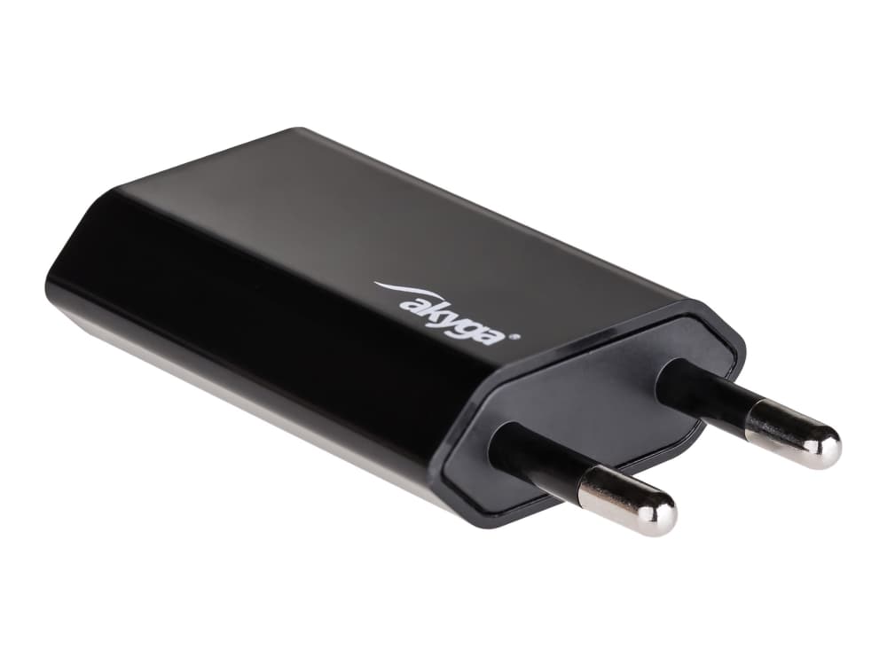 

Ładowarka AKYGA AK-CH-03BK(1x USB Typ A\1000mA\5V)