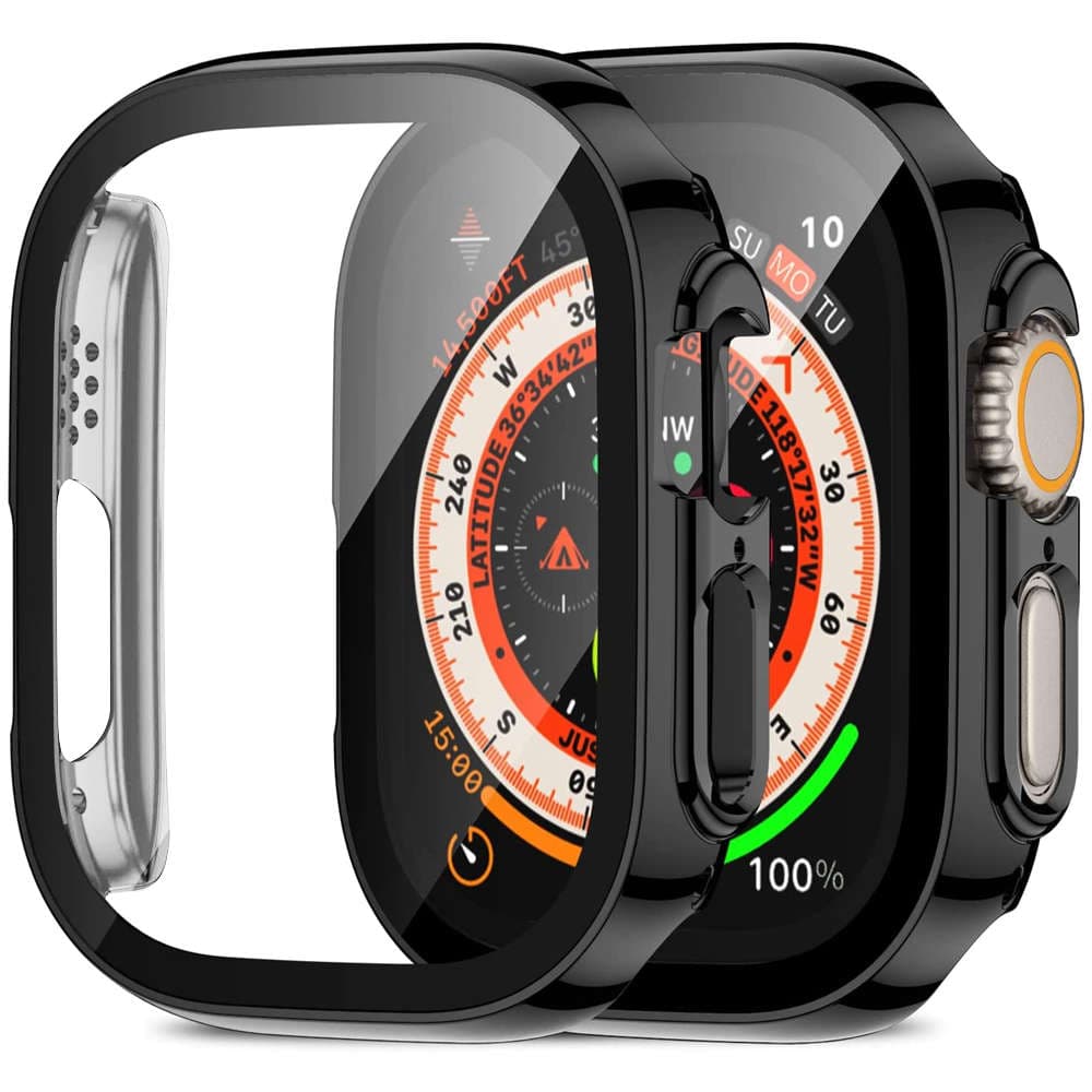 

Obudowa ochronna z szkłem Alogy Protector Case 2w1 nakładka etui do Apple Watch Ultra 49mm Czarna