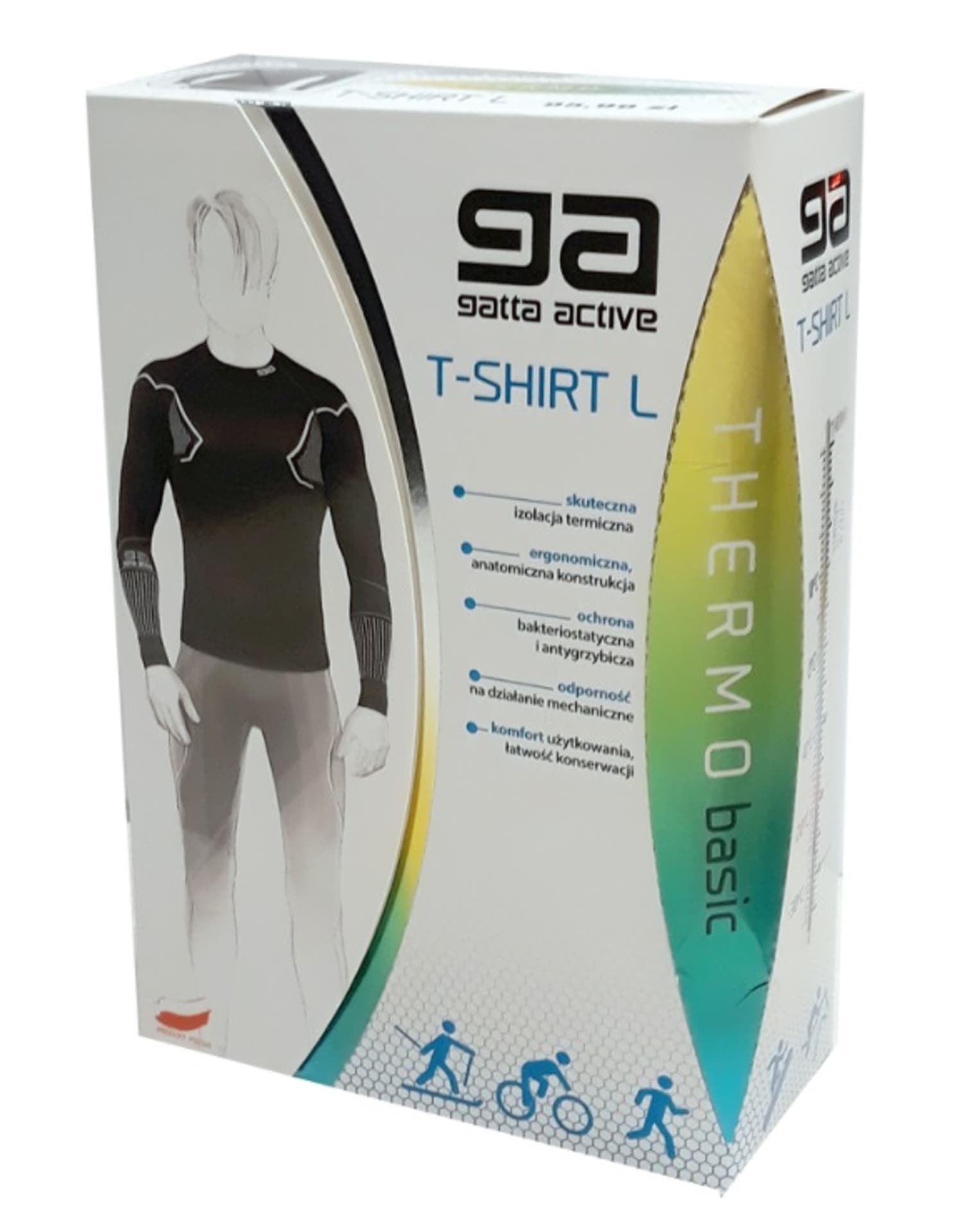 

KOSZULKA GATTA THERMO MAN MASI/MOUNT (kolor black-grey, rozmiar XXL)