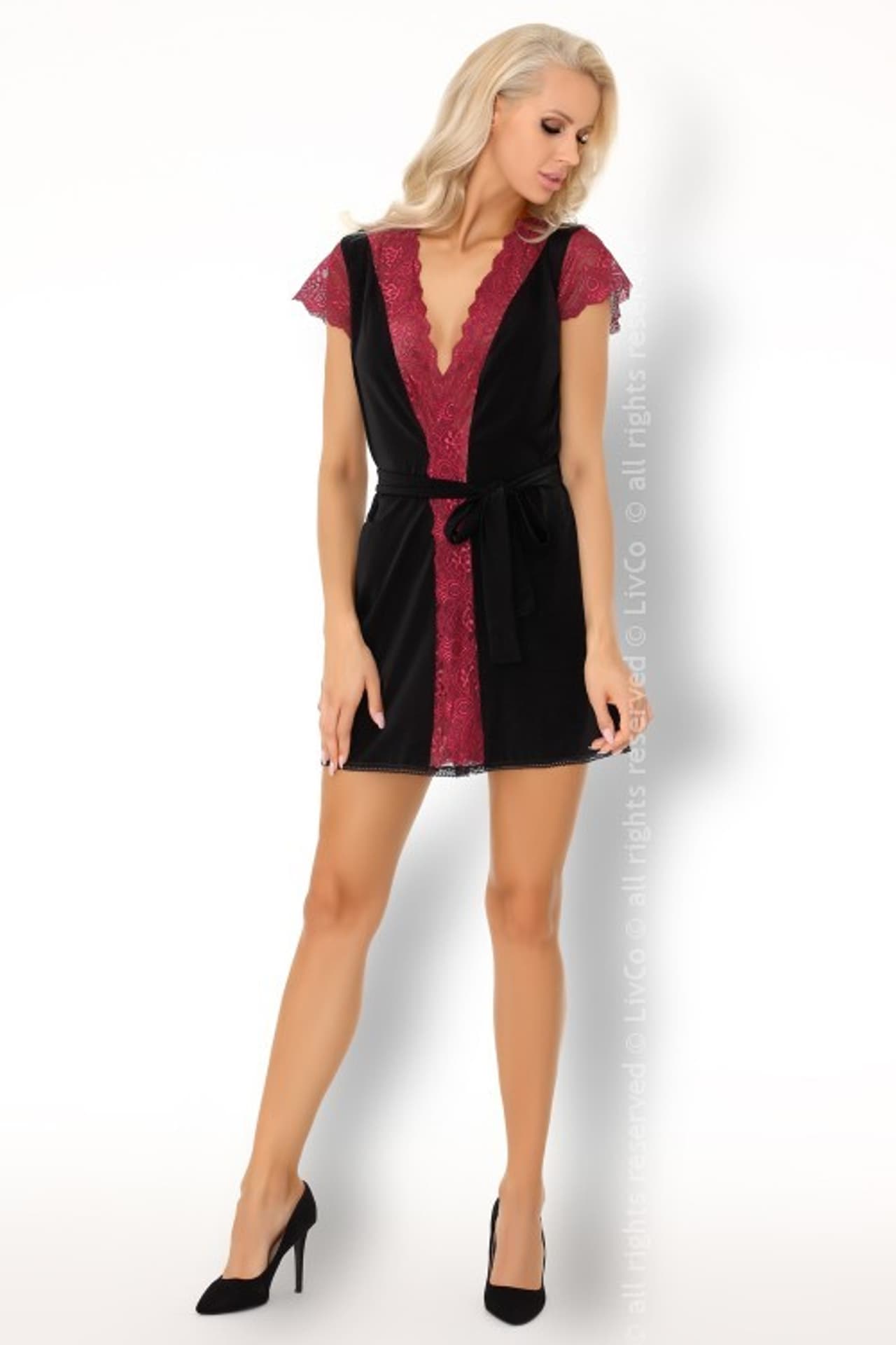 

Kumiko LC 90428 szlafrok i majtki (kolor czarny, rozmiar L/XL)