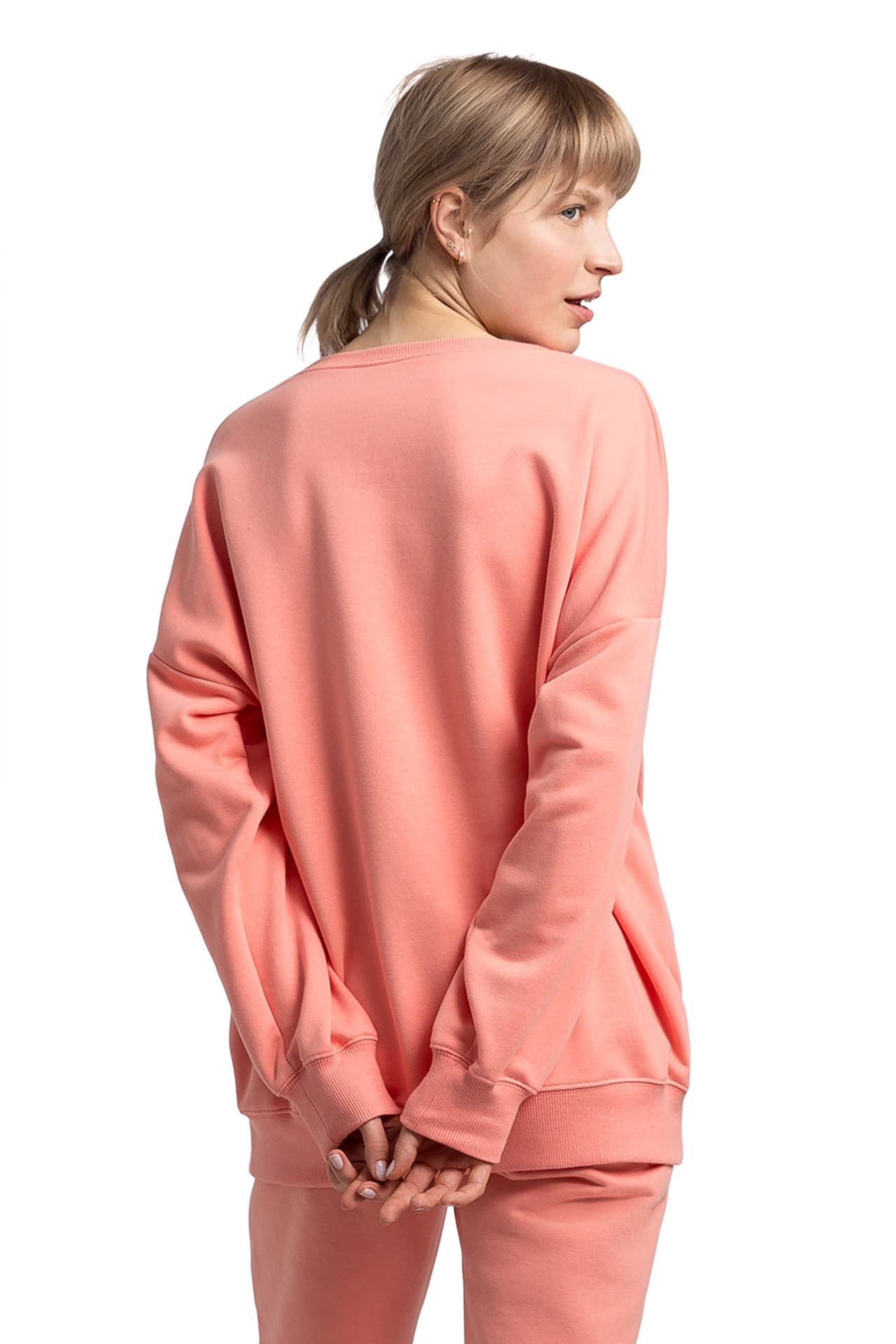 

LA057 Bluza z wilkiem - koralowa (kolor koral, rozmiar L/XL)