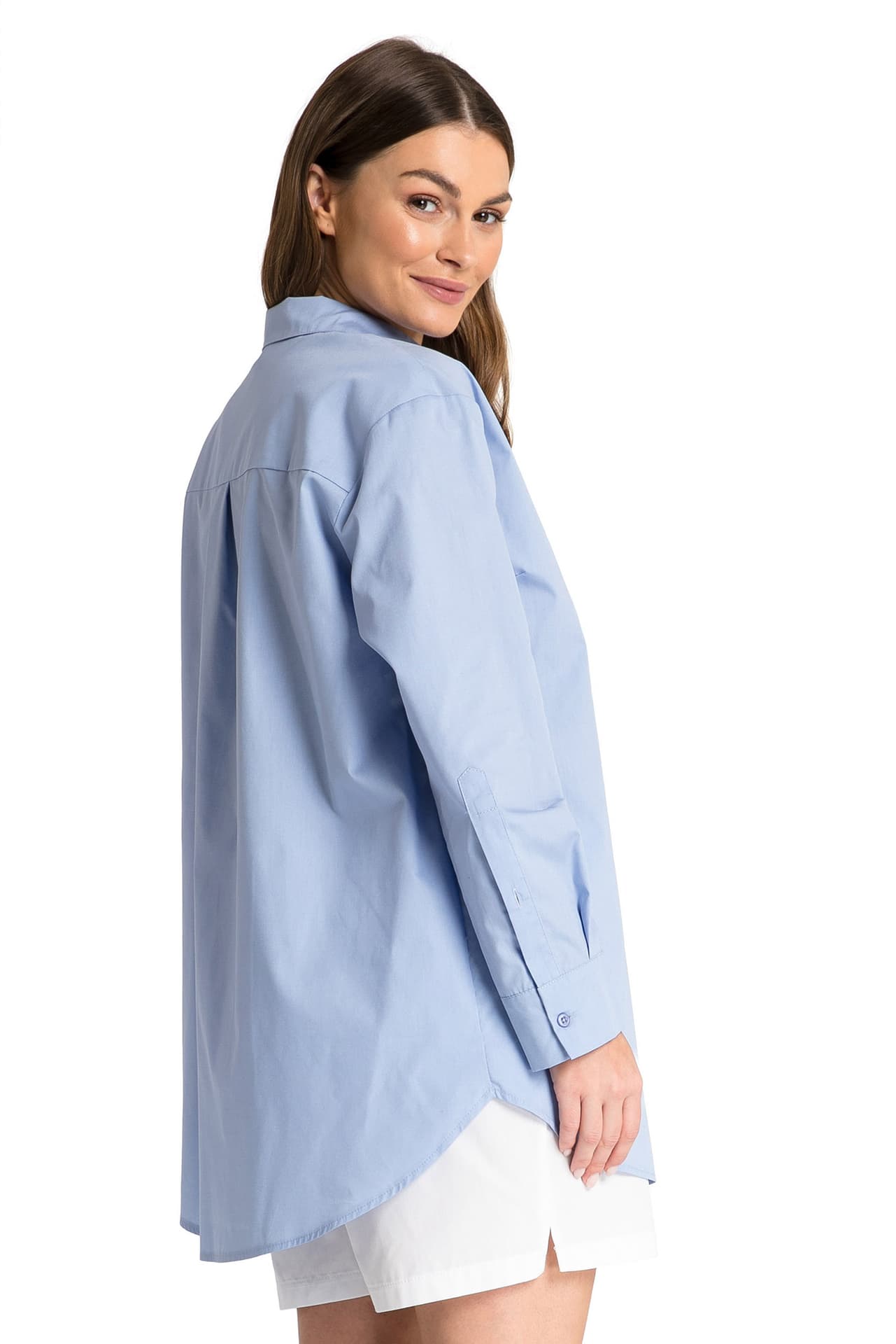 

LA079 Koszula klasyczna do spania i na dzień - niebieska (kolor niebieski, rozmiar XXL)