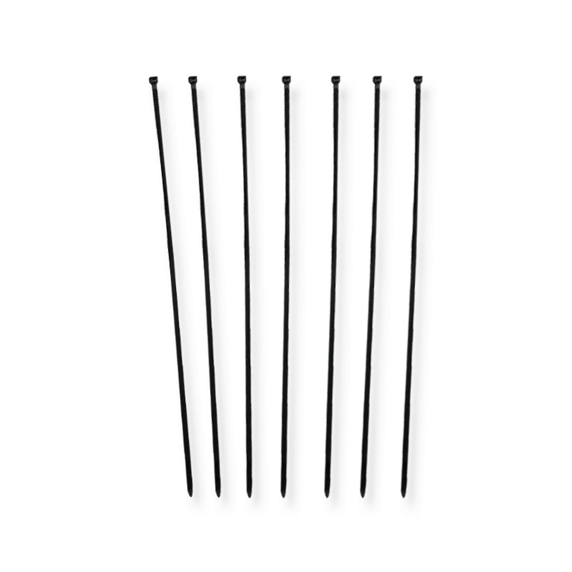 

Opaski zaciskowe 4.8x350mm, nylon UV, 100szt., czarne