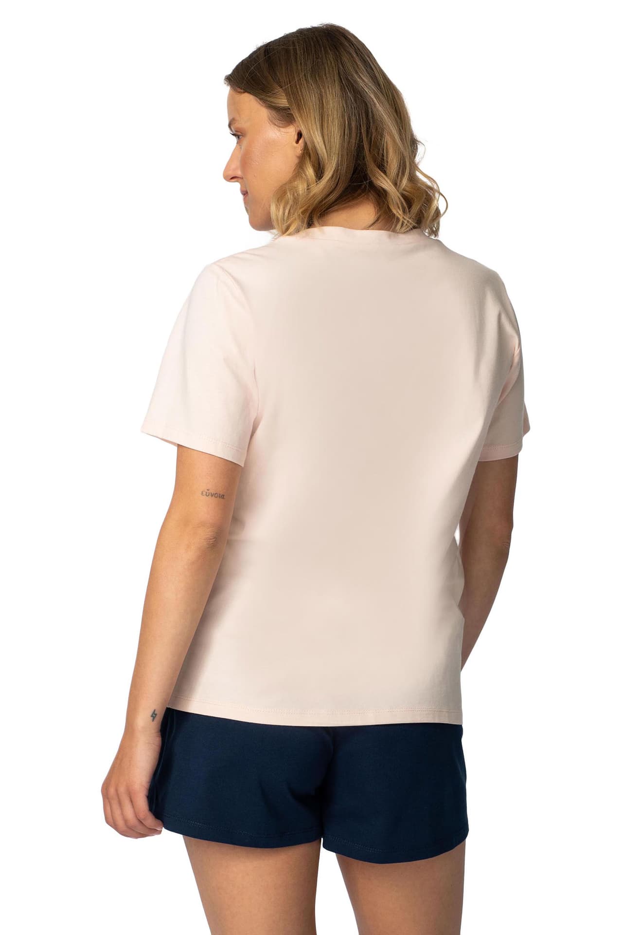 

LA109 T-shirt z napisem LALUPA sea life - brzoskwiniowy (kolor Brzoskwiniowy, rozmiar XXL)