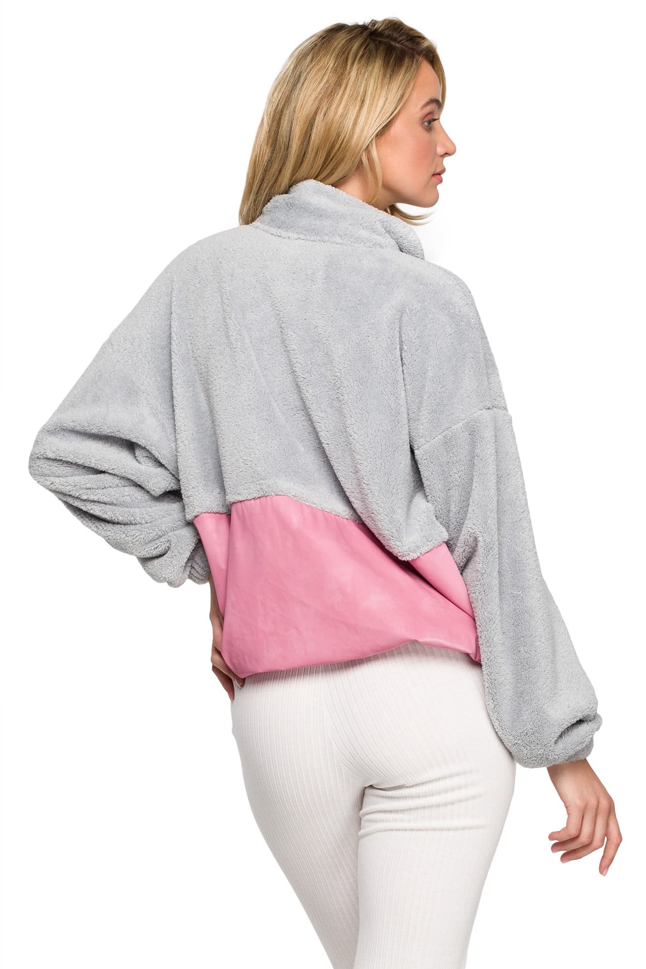 

LA114 Pluszowa bluza z kieszenią na rzep - model 2 (kolor wielokolorowy, rozmiar 2XL/3XL)