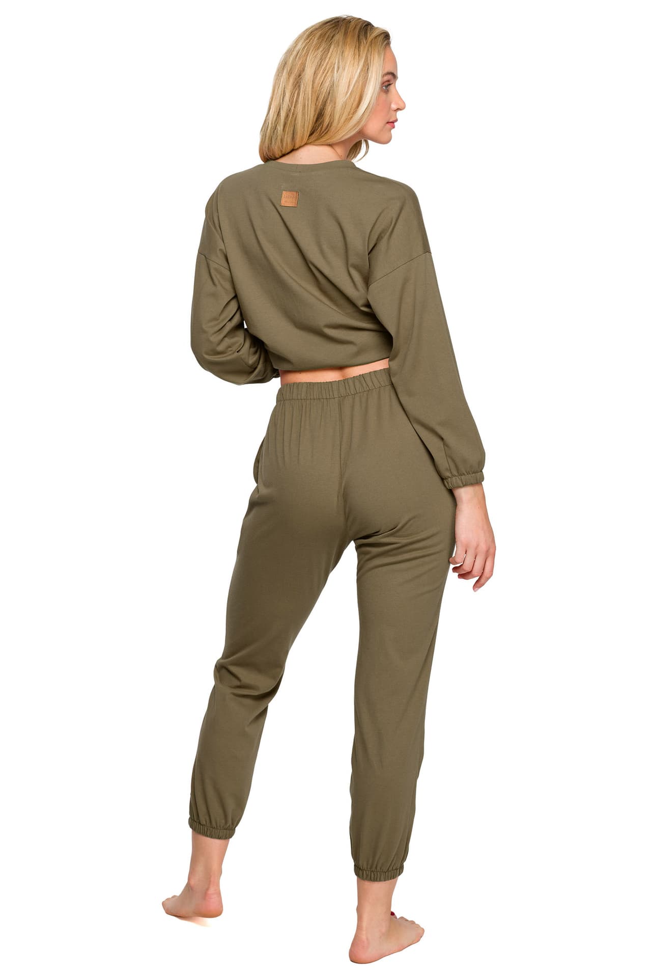 

LA123 Długie spodnie do spania - khaki (kolor khaki, rozmiar XL)