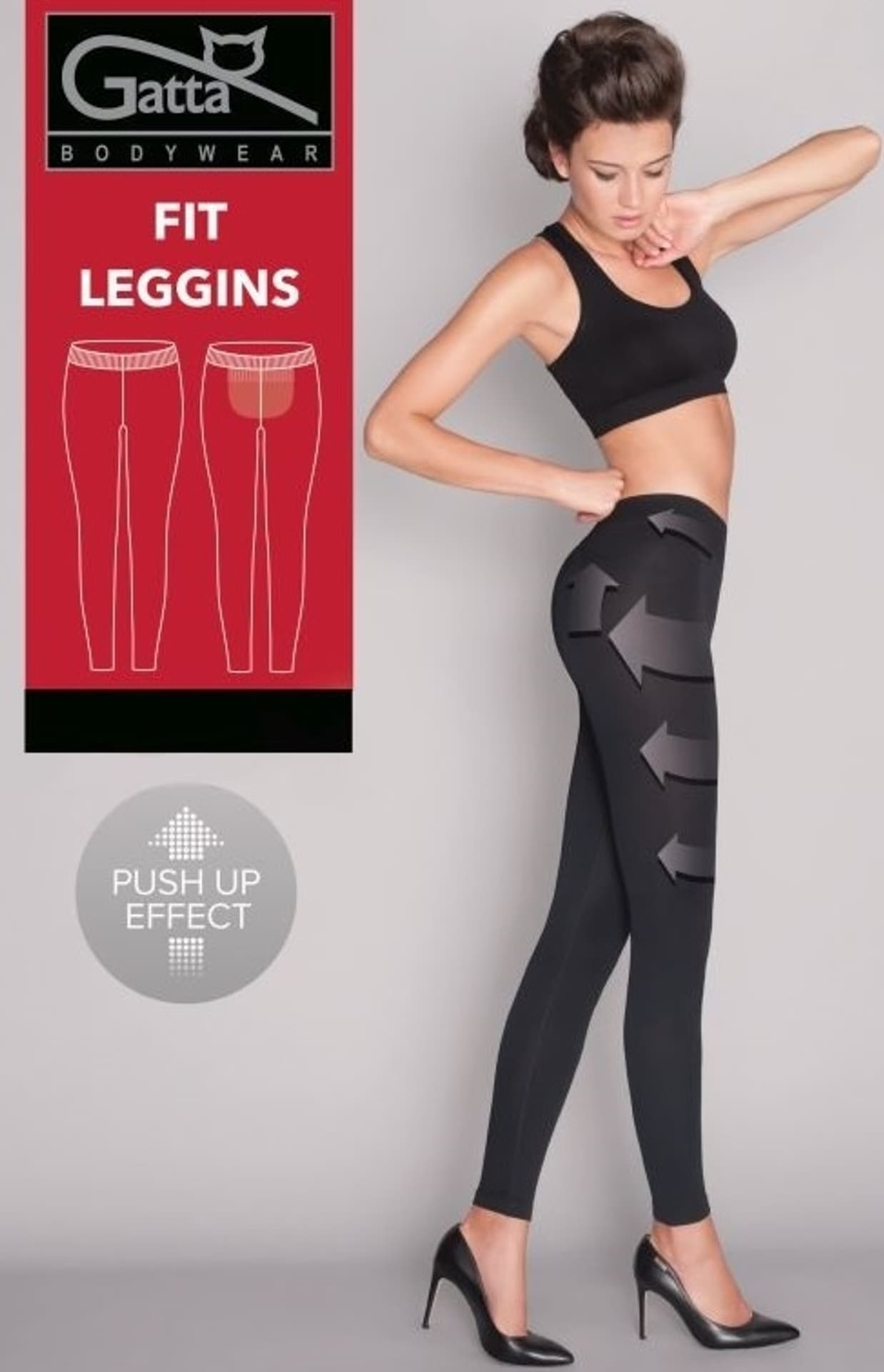 

LEGGINSY GATTA FIT modelujące (kolor czarny, rozmiar L)