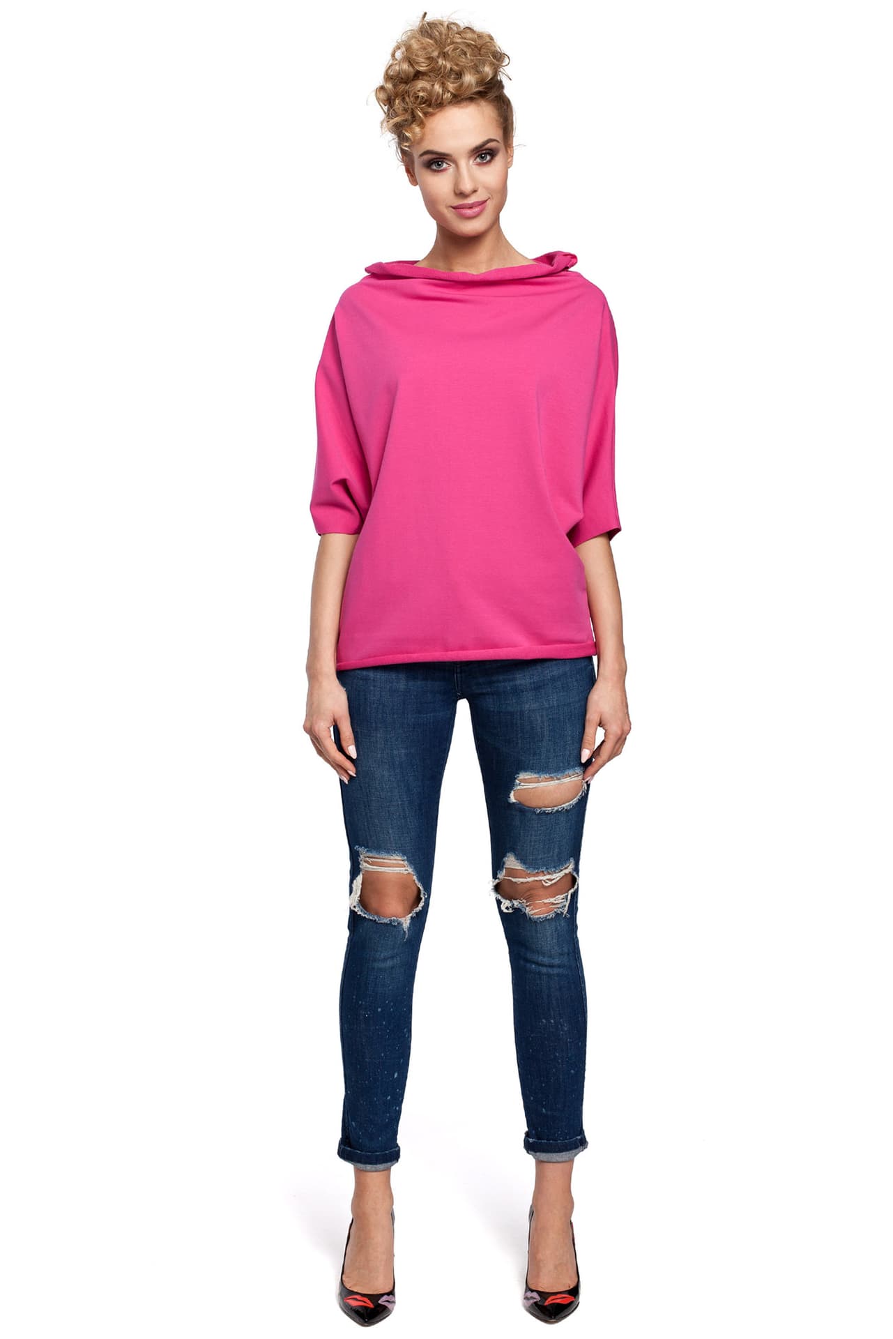 

M285 Bluzka fuksja (kolor fuksja, rozmiar 2XL/3XL)