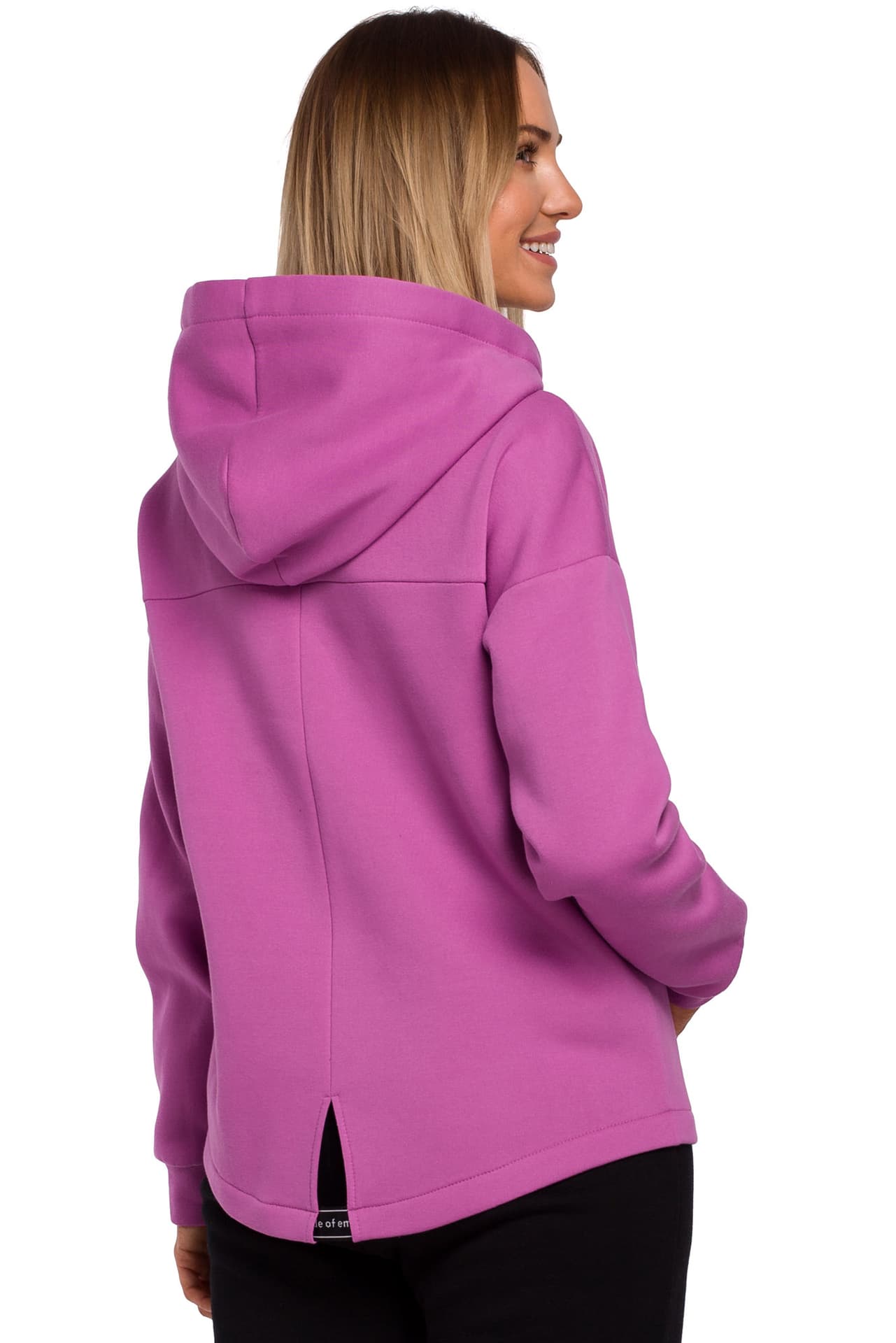 

M550 Bluza z kapturem zasuwana na zamek - lawendowa (kolor Lawenda, rozmiar L)