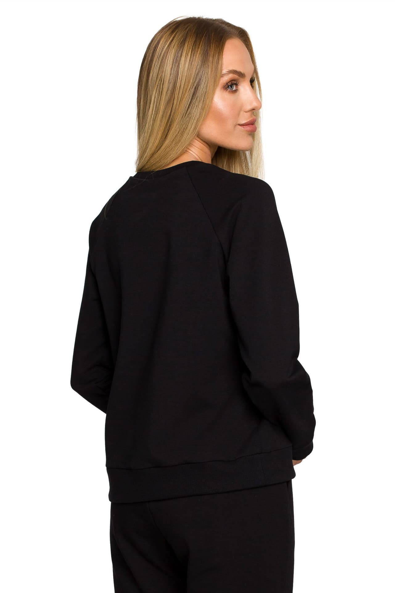 

M693 Bluza z haftem - czarna (kolor czarny, rozmiar XXL)