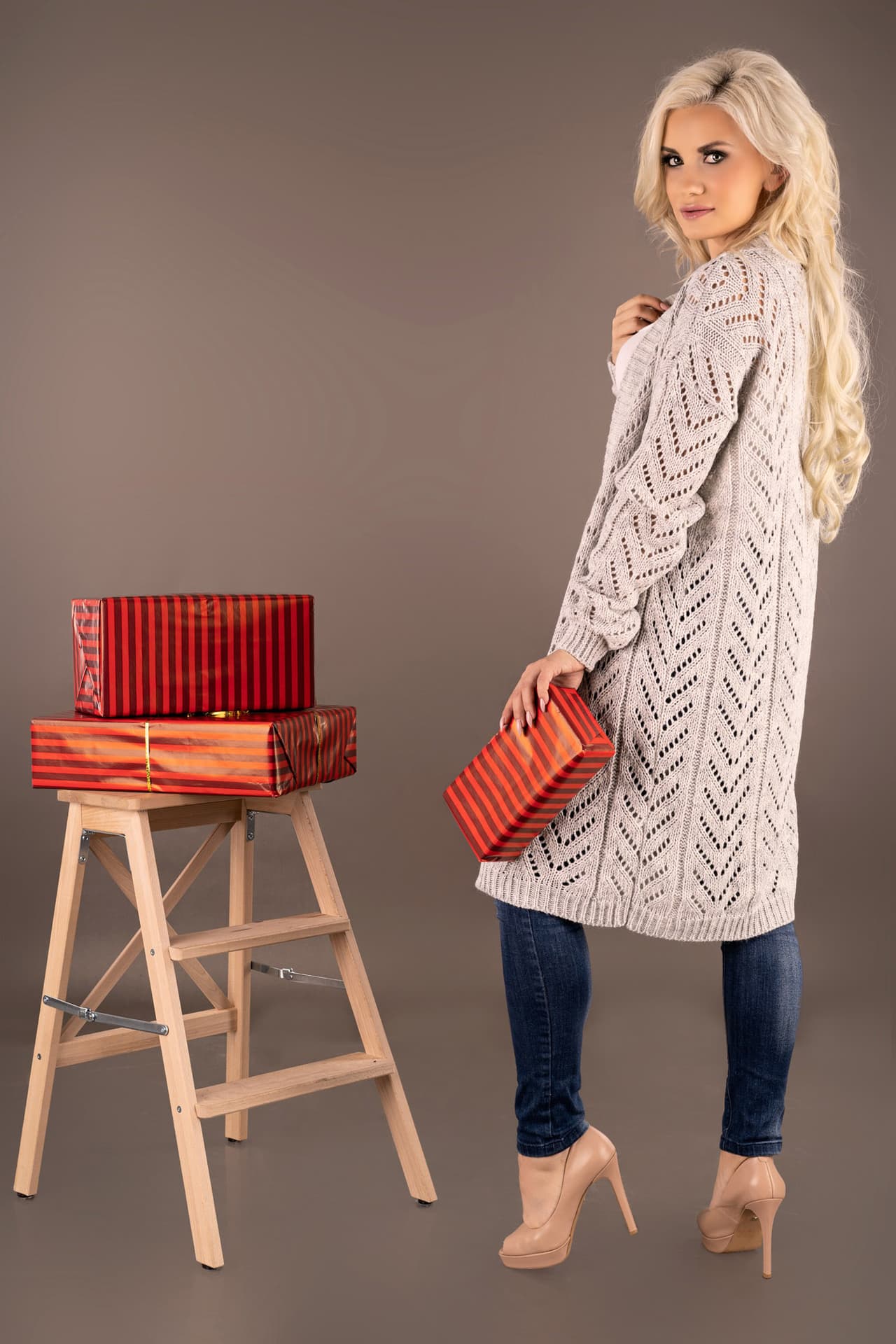 

Maramela Grey sweter (kolor szary, rozmiar, Kolor szary/rozmiar one size