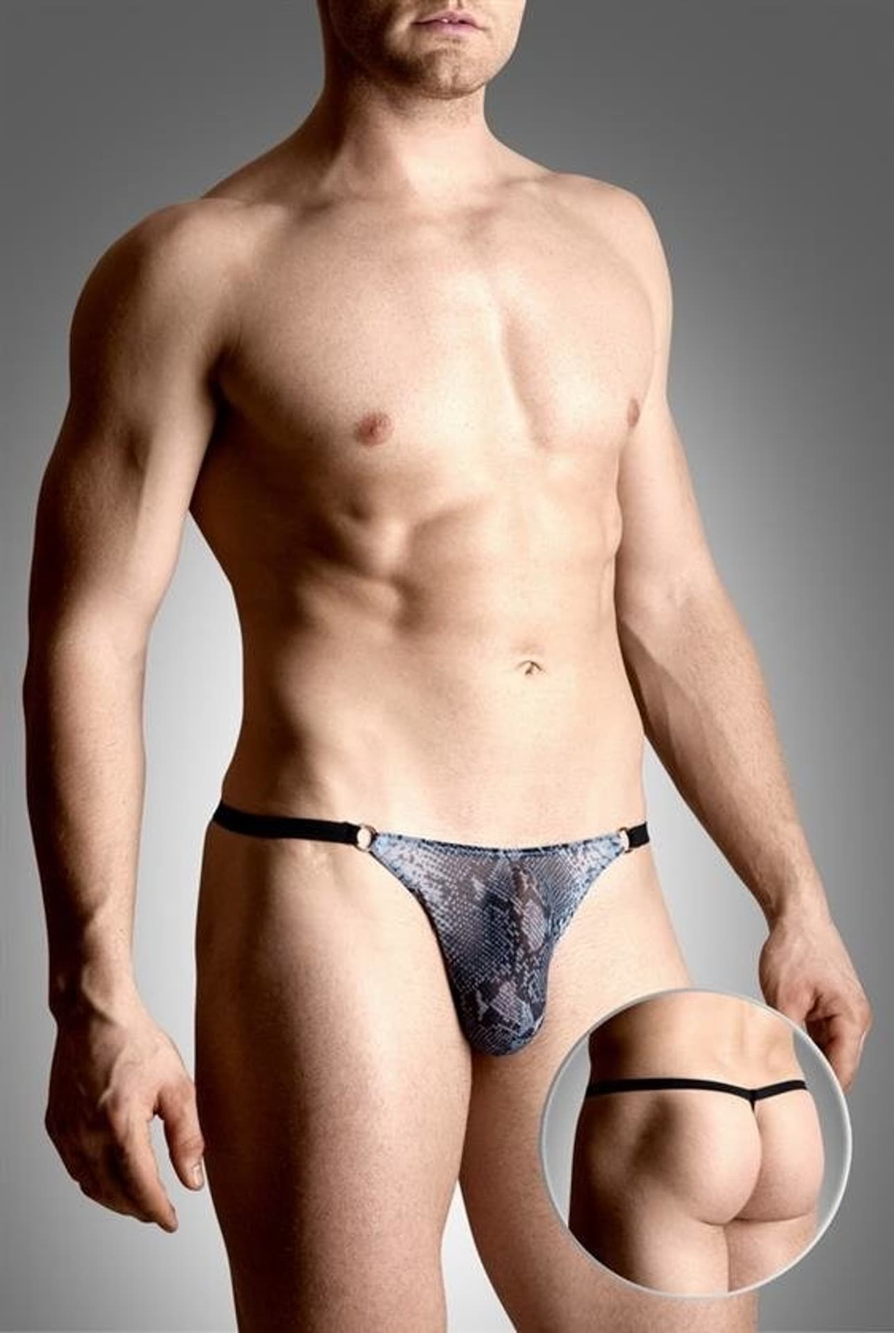 

Mens thongs 4488 wężowy (kolor wężowy, rozmiar S/L)
