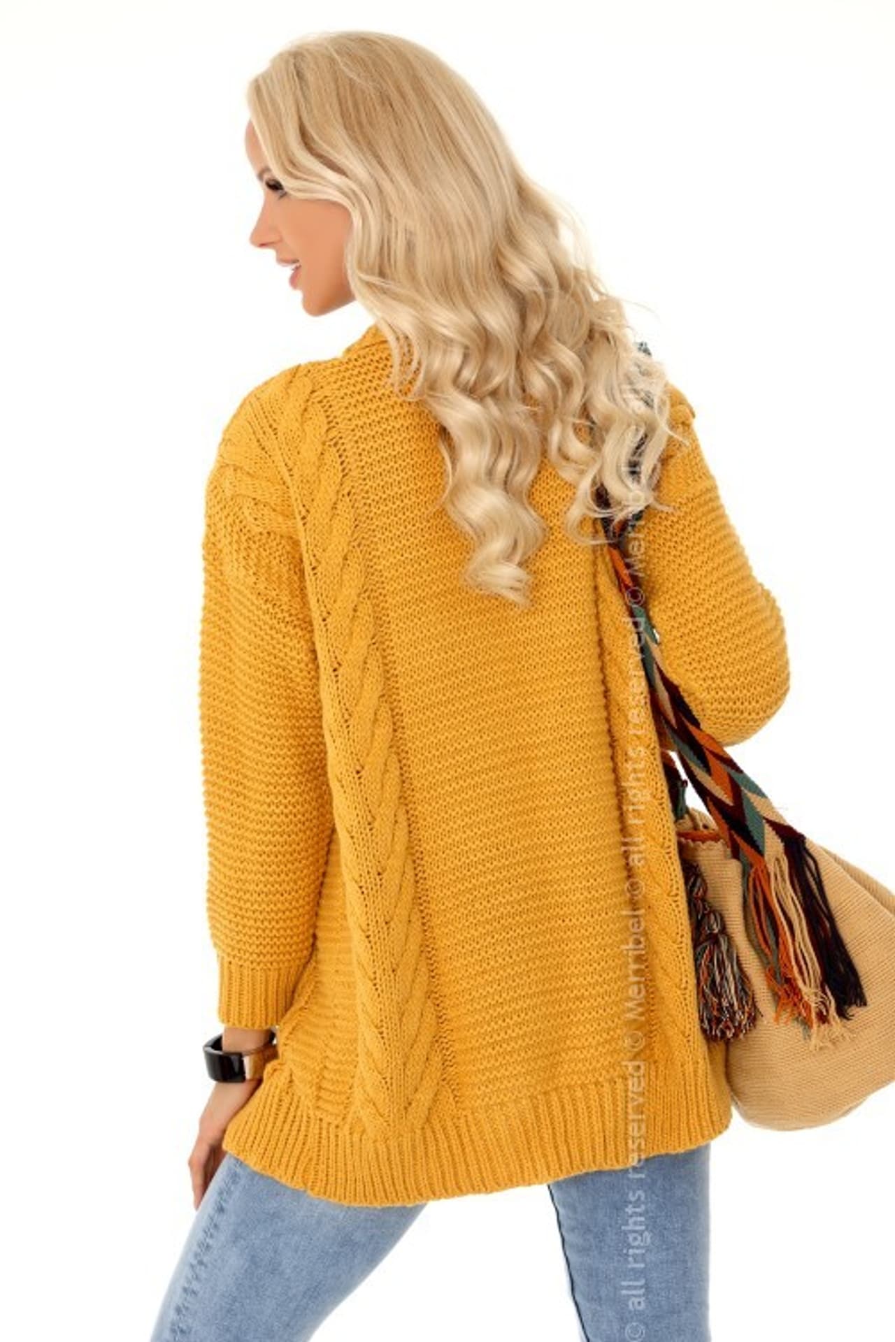 

Mildan Mustard sweter (kolor jak na zdjęciu, rozmiar L/XL)