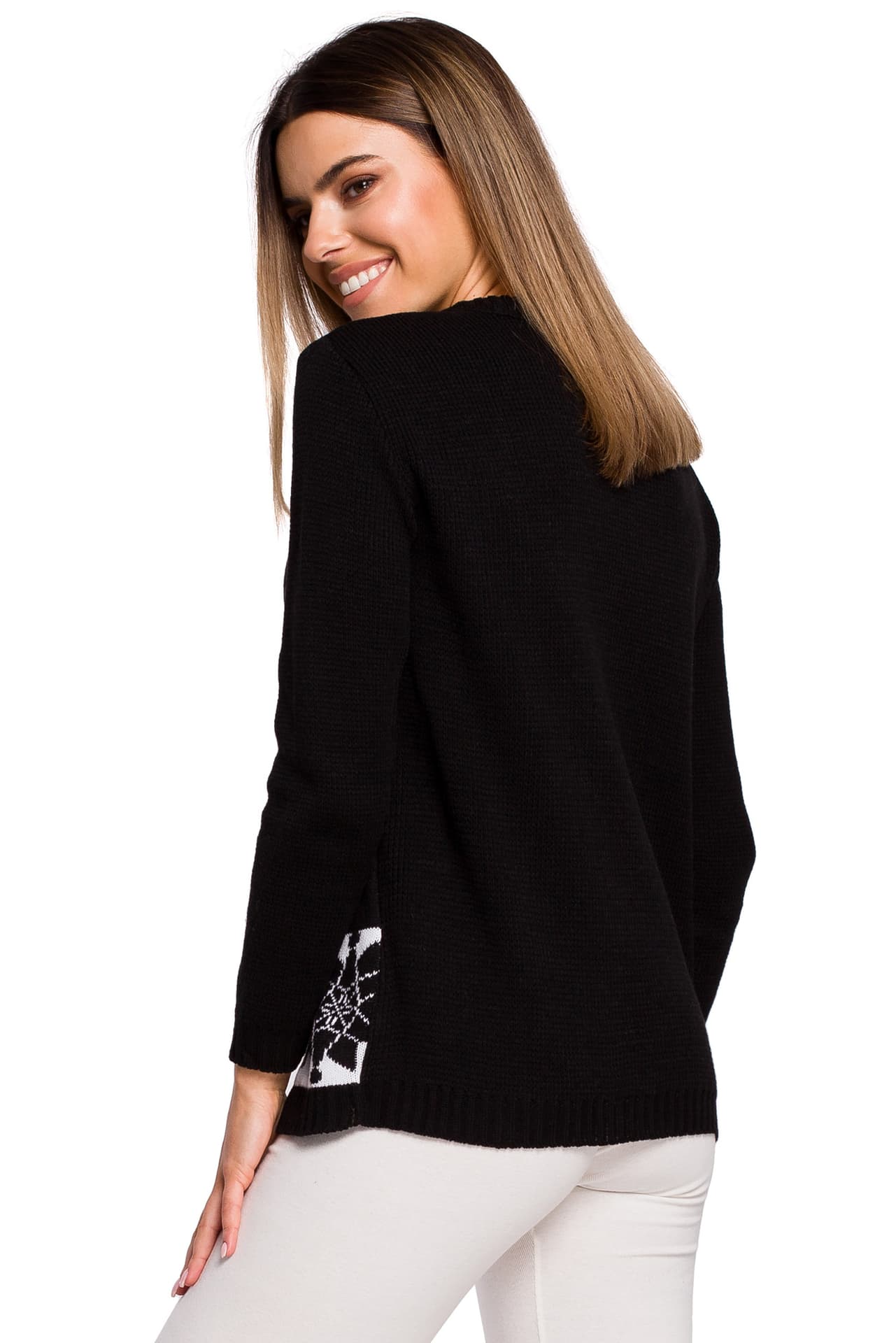 

MXS04 Sweter świąteczny z reniferem - czarny (kolor czarny, rozmiar uniwersalny)