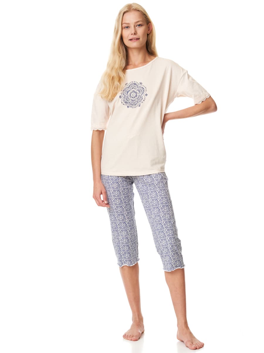 

PIŻAMA KEY LNS-744 A23 (kolor beż, rozmiar XL)