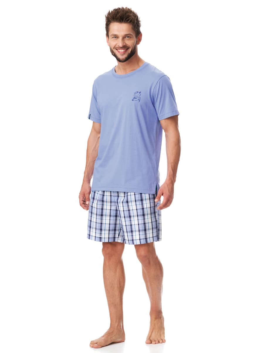 

PIŻAMA KEY MNS-455 A23 -4XL (kolor niebieski, rozmiar 3XL)