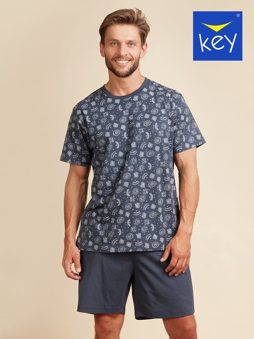 

PIŻAMA KEY MNS-724 A22 - (kolor granat, rozmiar 4XL)