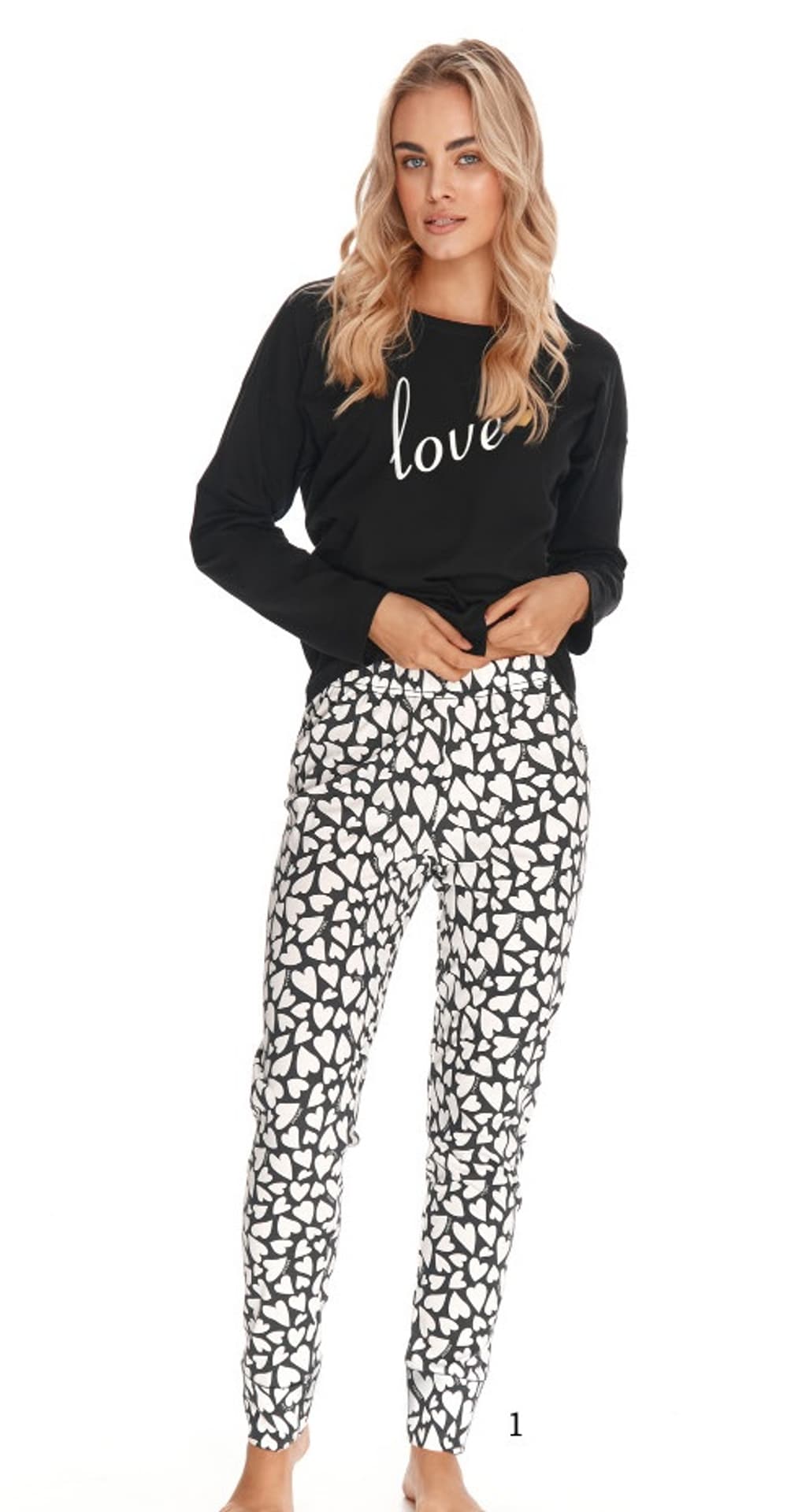 

PIŻAMA TARO 2572 NICOLE AW22 (kolor czarny, rozmiar L)