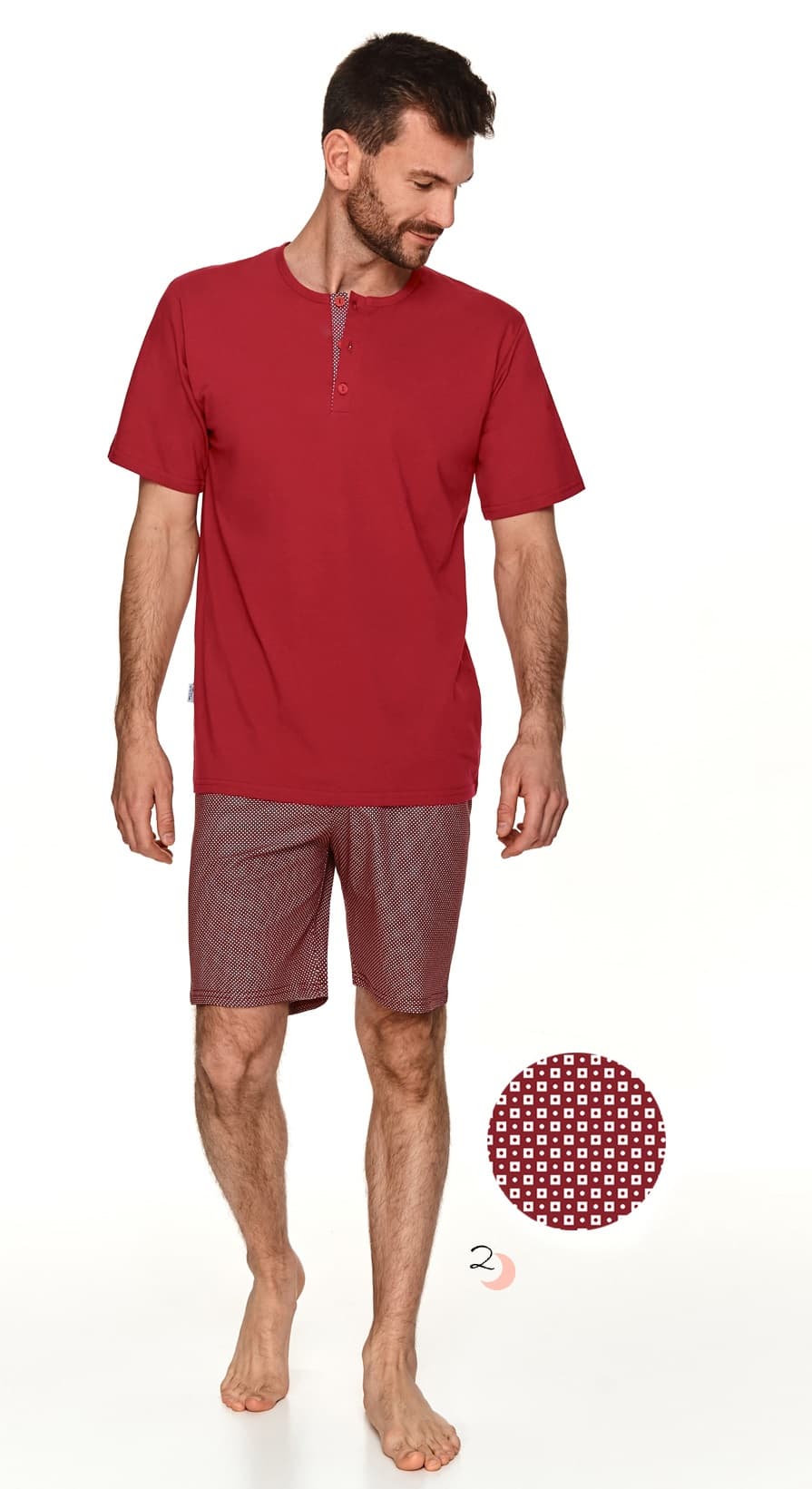 

PIŻAMA TARO 2736 MAKSIM SS22 (kolor beż, rozmiar L)