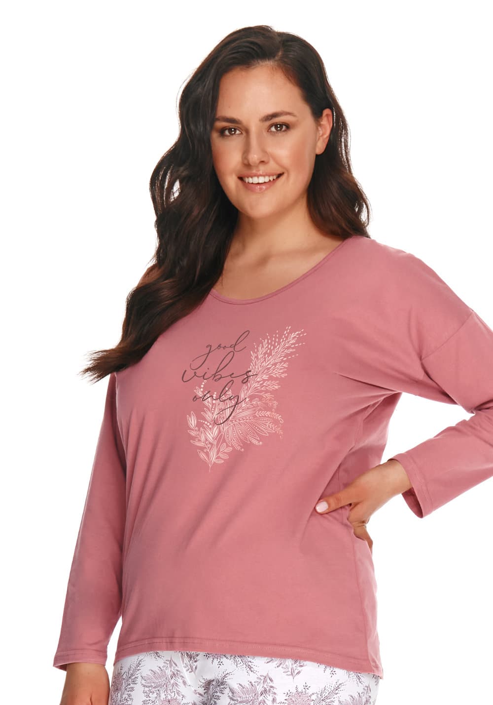 

PIŻAMA TARO 2802 GIORGIA AW22 (kolor brudny róż, rozmiar 3XL)