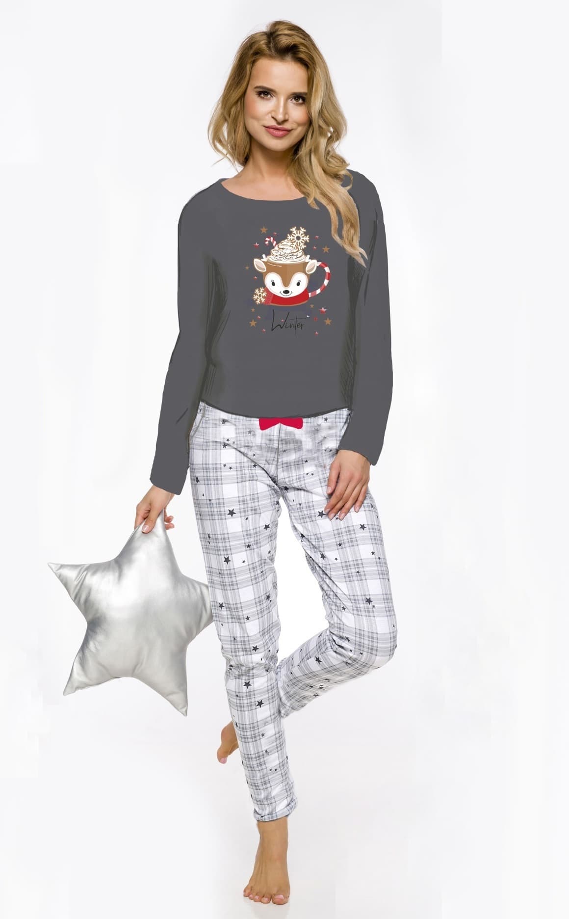 

PIŻAMA TARO 2829 HOLLY JZ22 (kolor czerwony, rozmiar XL)