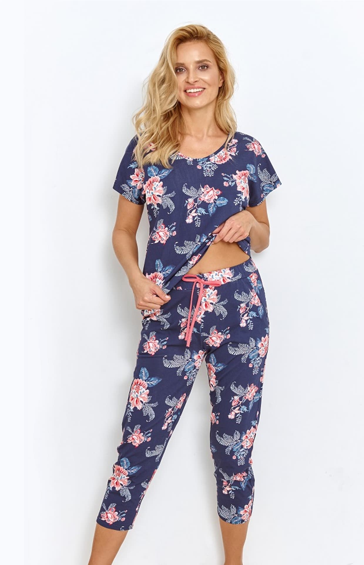 

PIŻAMA TARO 2881 ELLIE SS23 (kolor granat, rozmiar M)