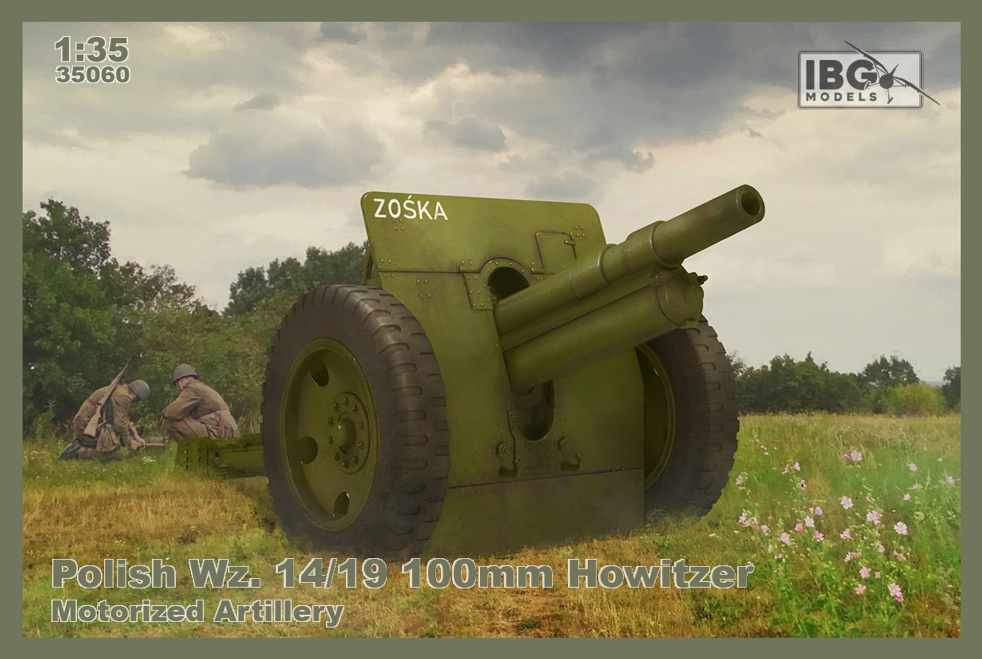 

Model plastikowy Polish Wz.14/19 100 mm Howitzer-Motorized Ar