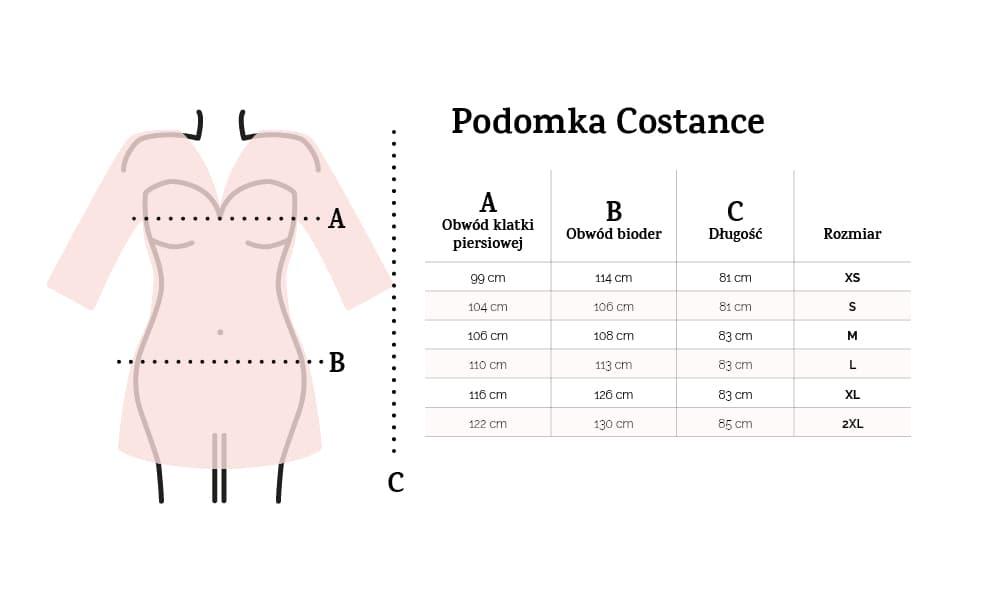 

PODOMKA COSTANCE (kolor czarny, rozmiar 2xl)